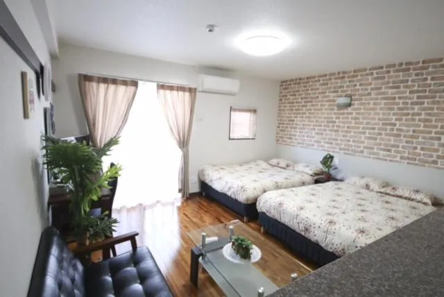 Bed in Chura Gahna House Tsubogawa Naha