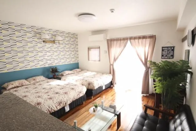 Bed in Chura Gahna House Tsubogawa Naha