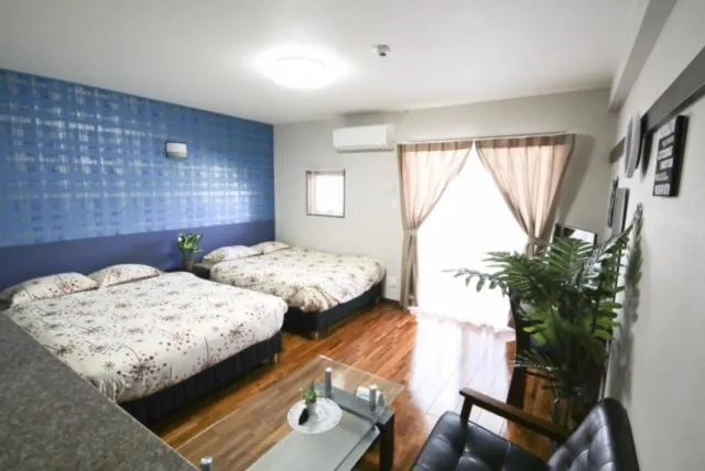 Bed in Chura Gahna House Tsubogawa Naha