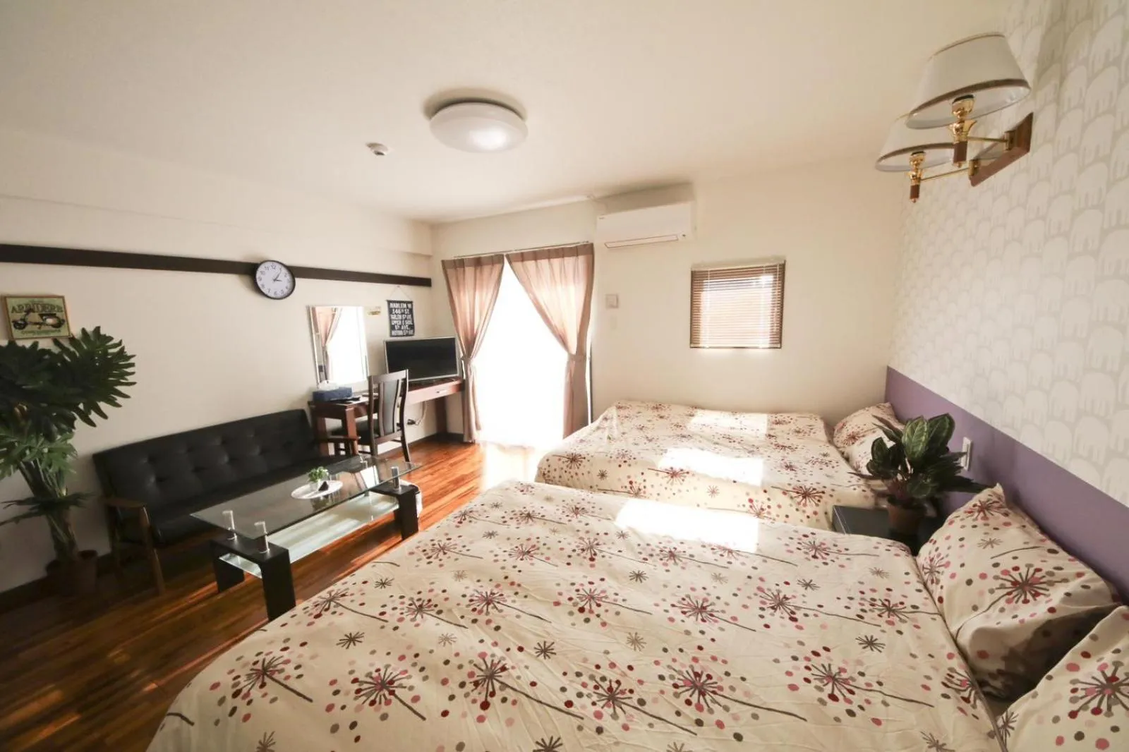 Bed in Chura Gahna House Tsubogawa Naha