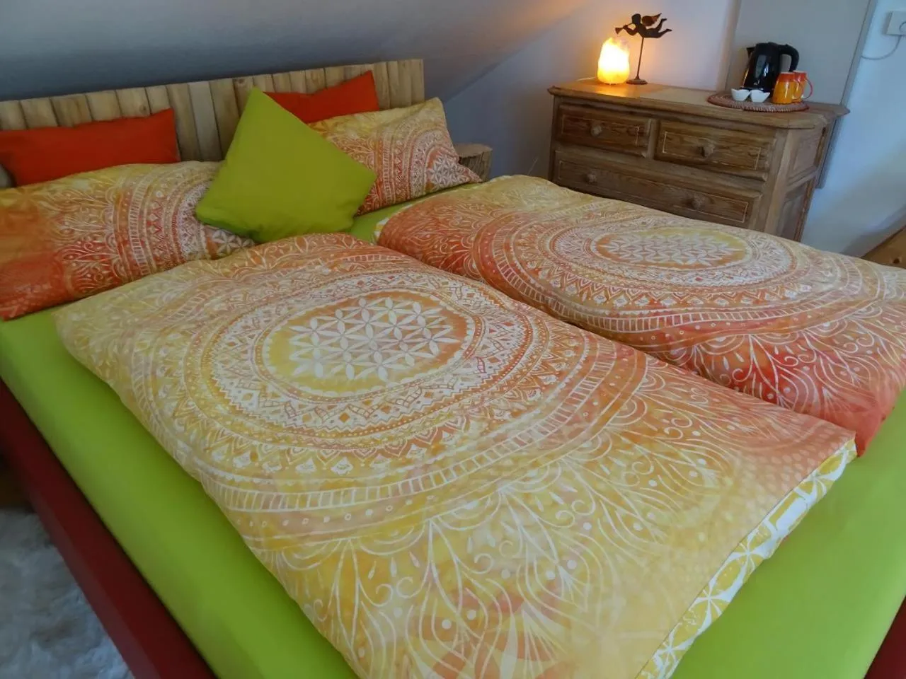 Photo of the whole room, Bed in Wohlfühlhaus Immenstaad