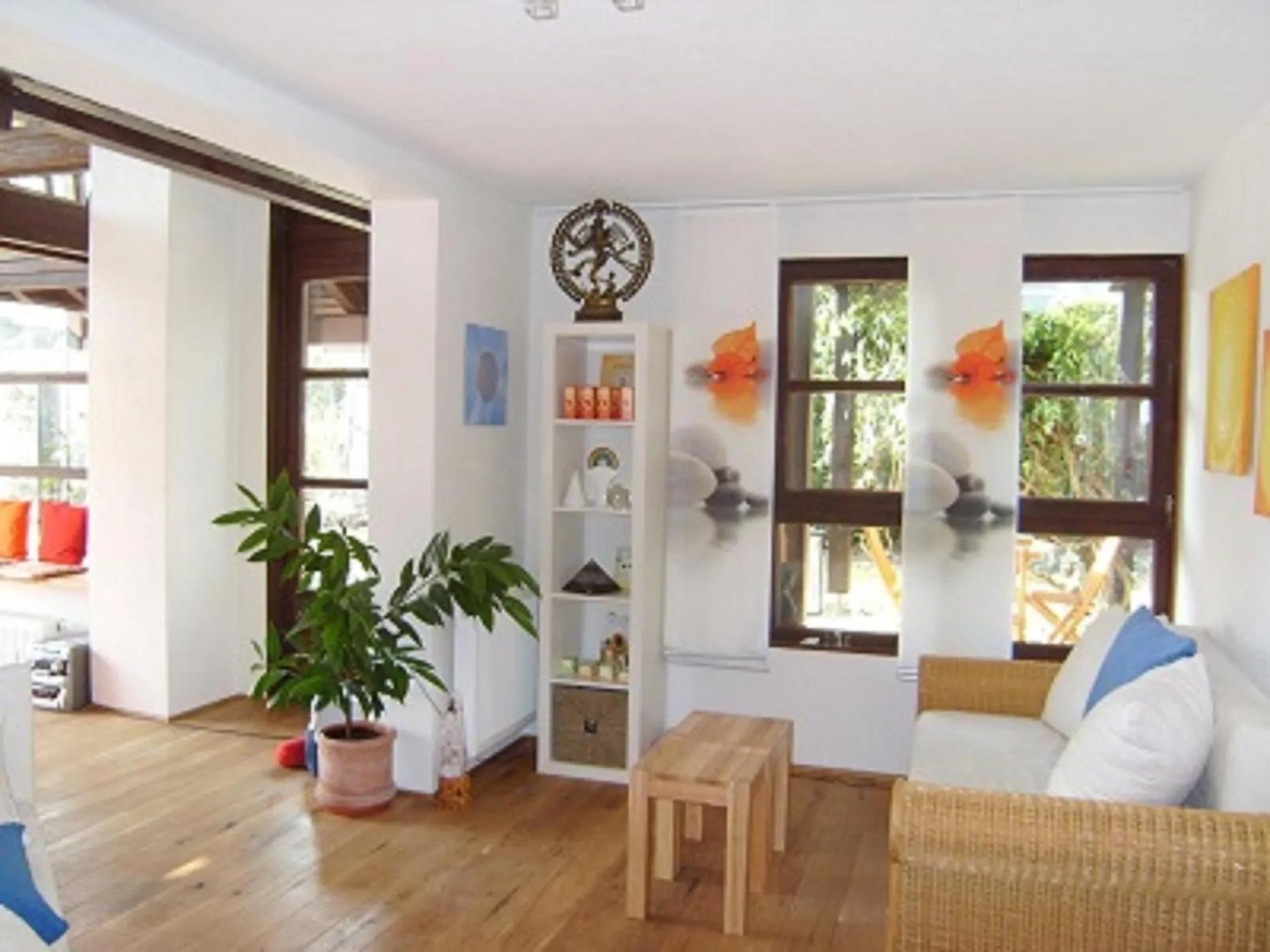 Communal lounge/ TV room in Wohlfühlhaus Immenstaad