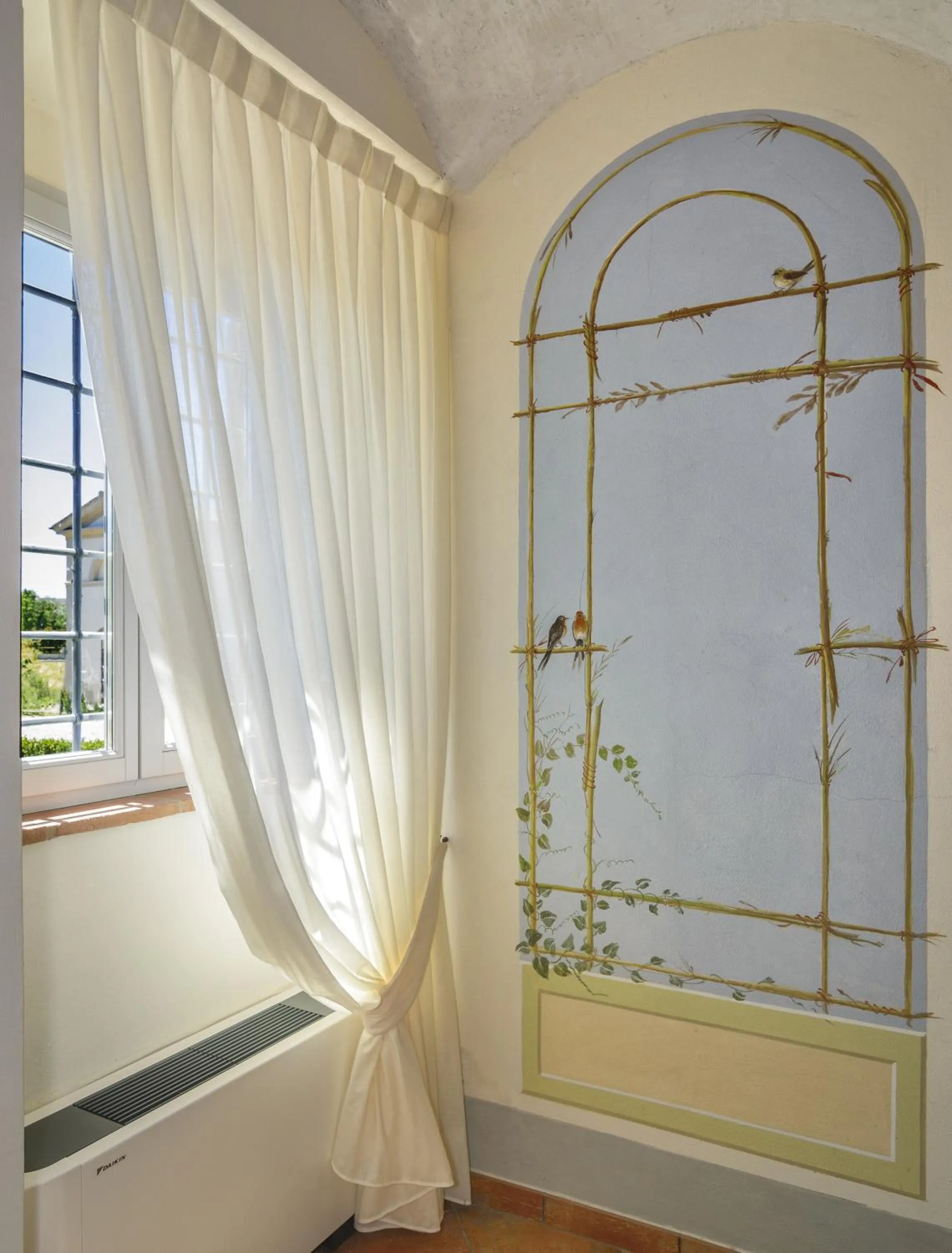 Decorative detail in Villa Agnolaccio Residenza d'Epoca