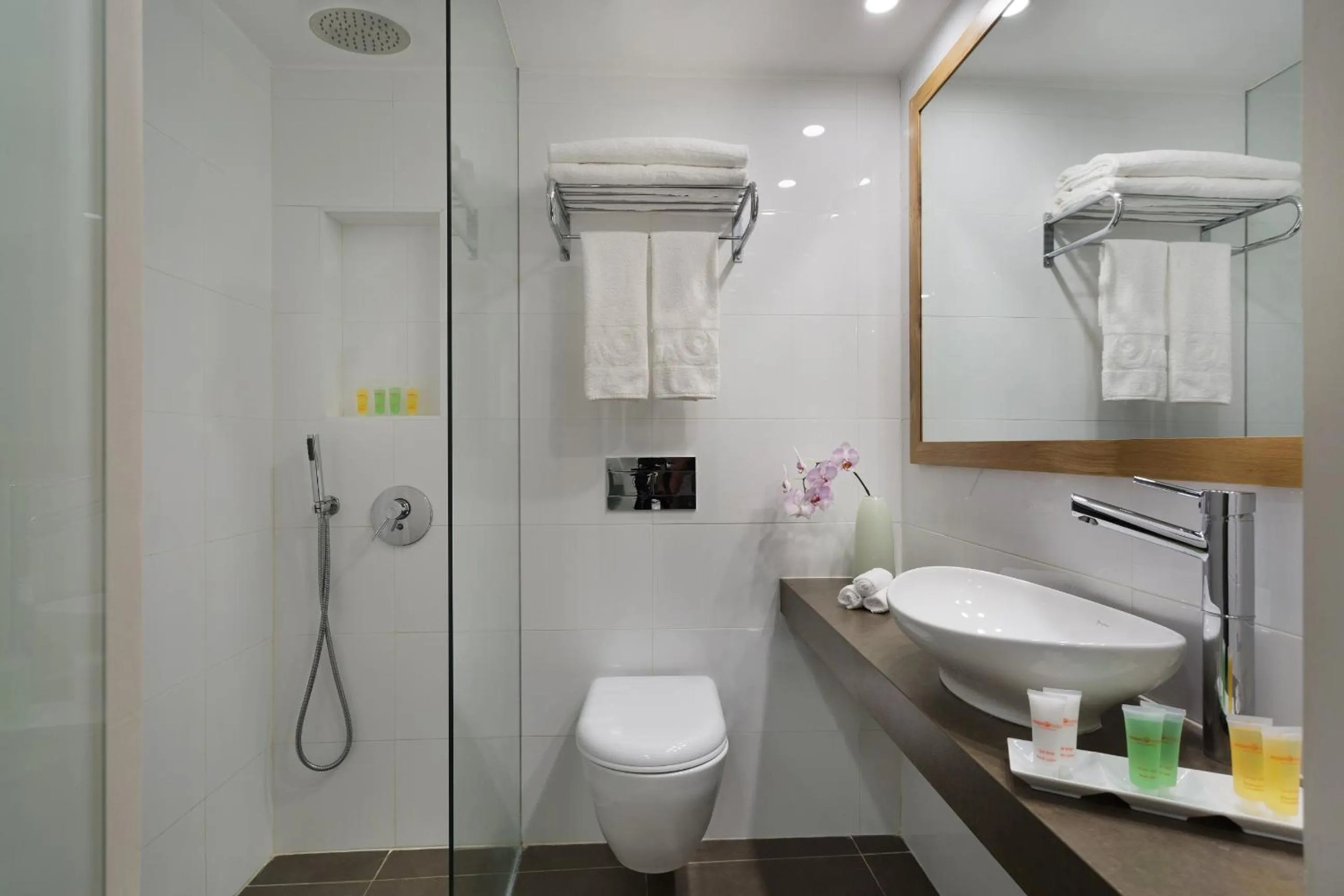 Bathroom in Oasis Spa Club Dead Sea Hotel - 18 years Plus