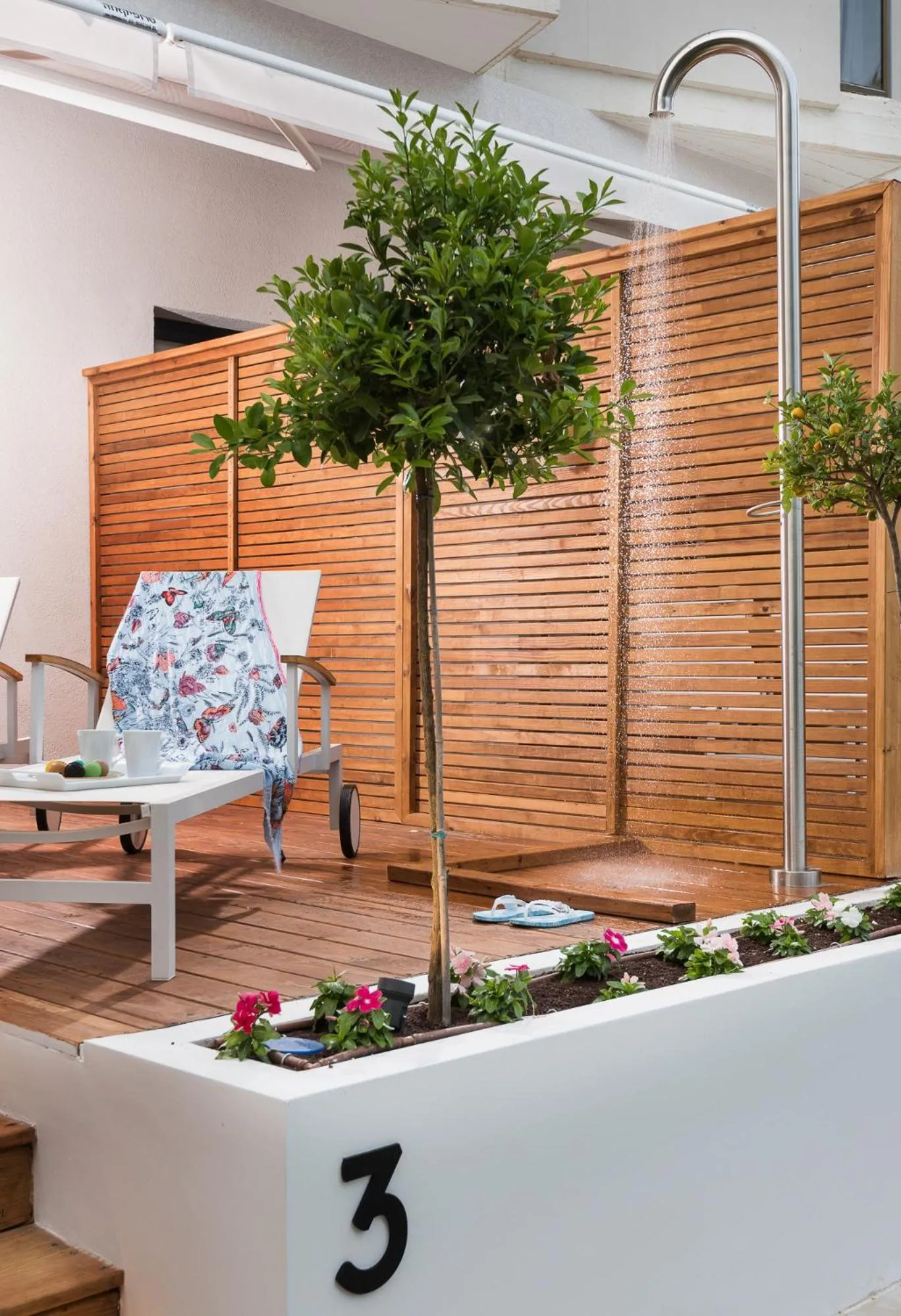 Patio in Oasis Spa Club Dead Sea Hotel - 18 years Plus