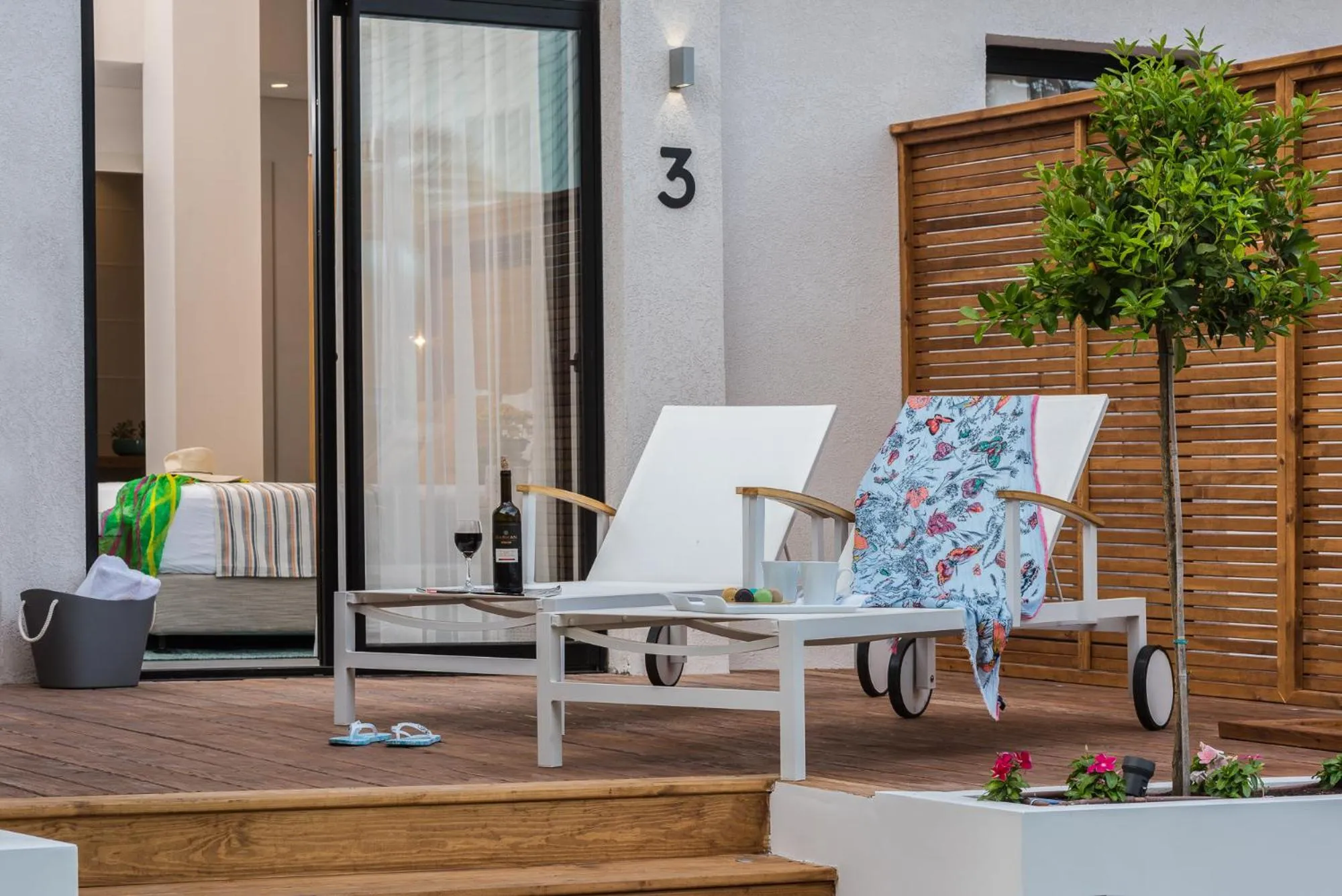 Patio in Oasis Spa Club Dead Sea Hotel - 18 years Plus