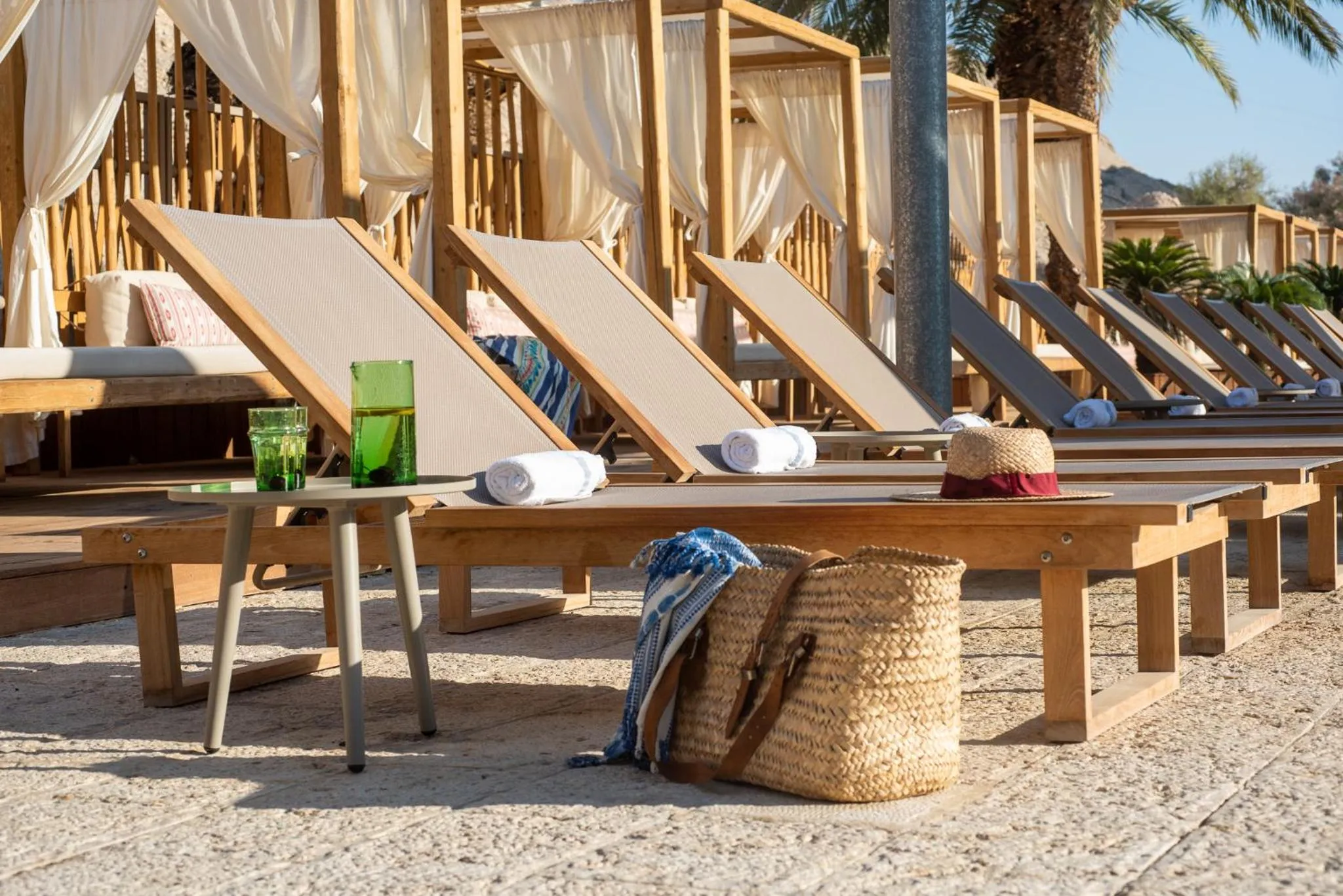 Patio in Oasis Spa Club Dead Sea Hotel - 18 years Plus