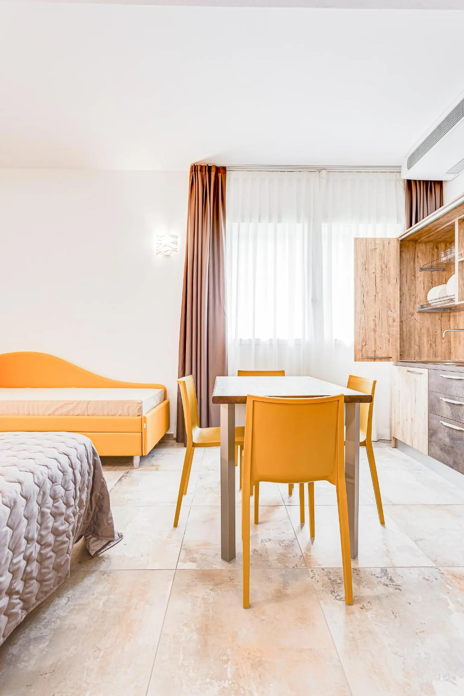 Seating area, Bed in Hotel Belturismo