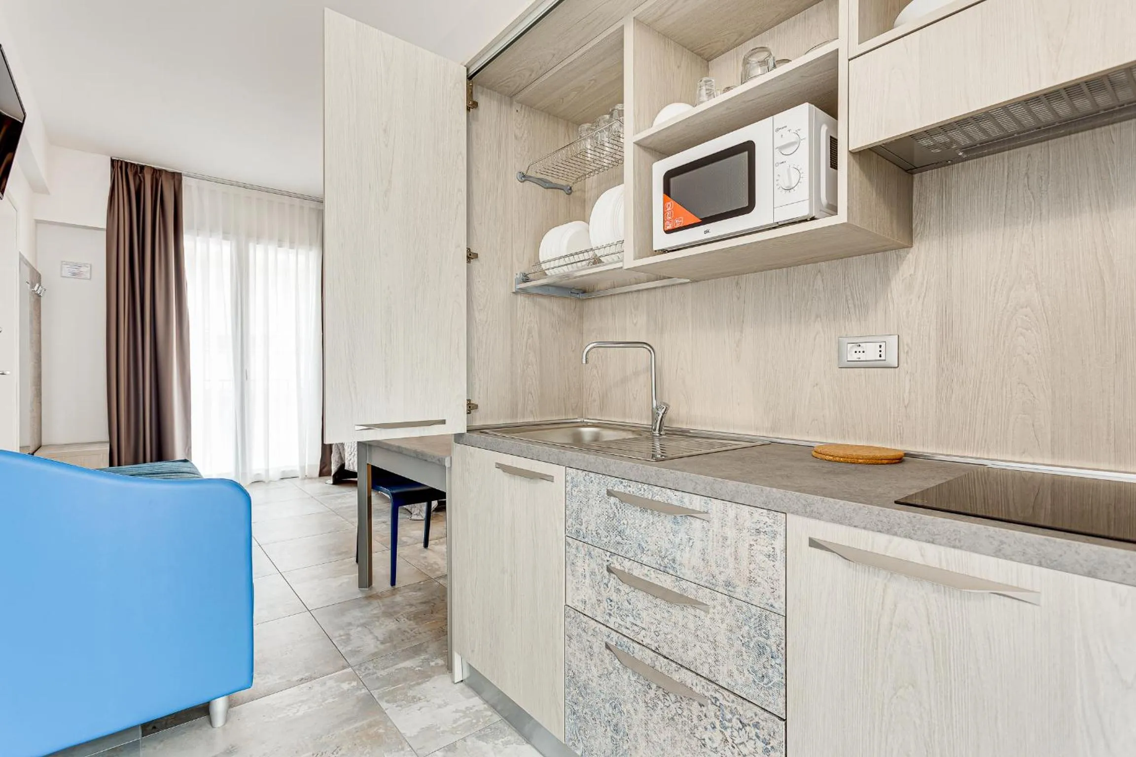 Kitchen or kitchenette in Hotel Belturismo