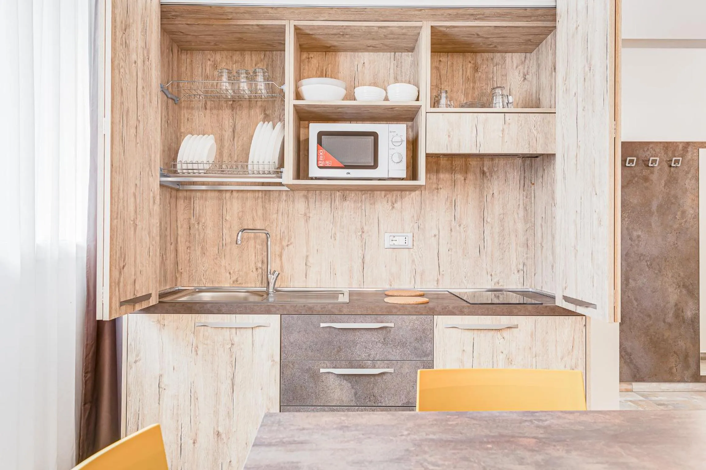 Kitchen or kitchenette in Hotel Belturismo