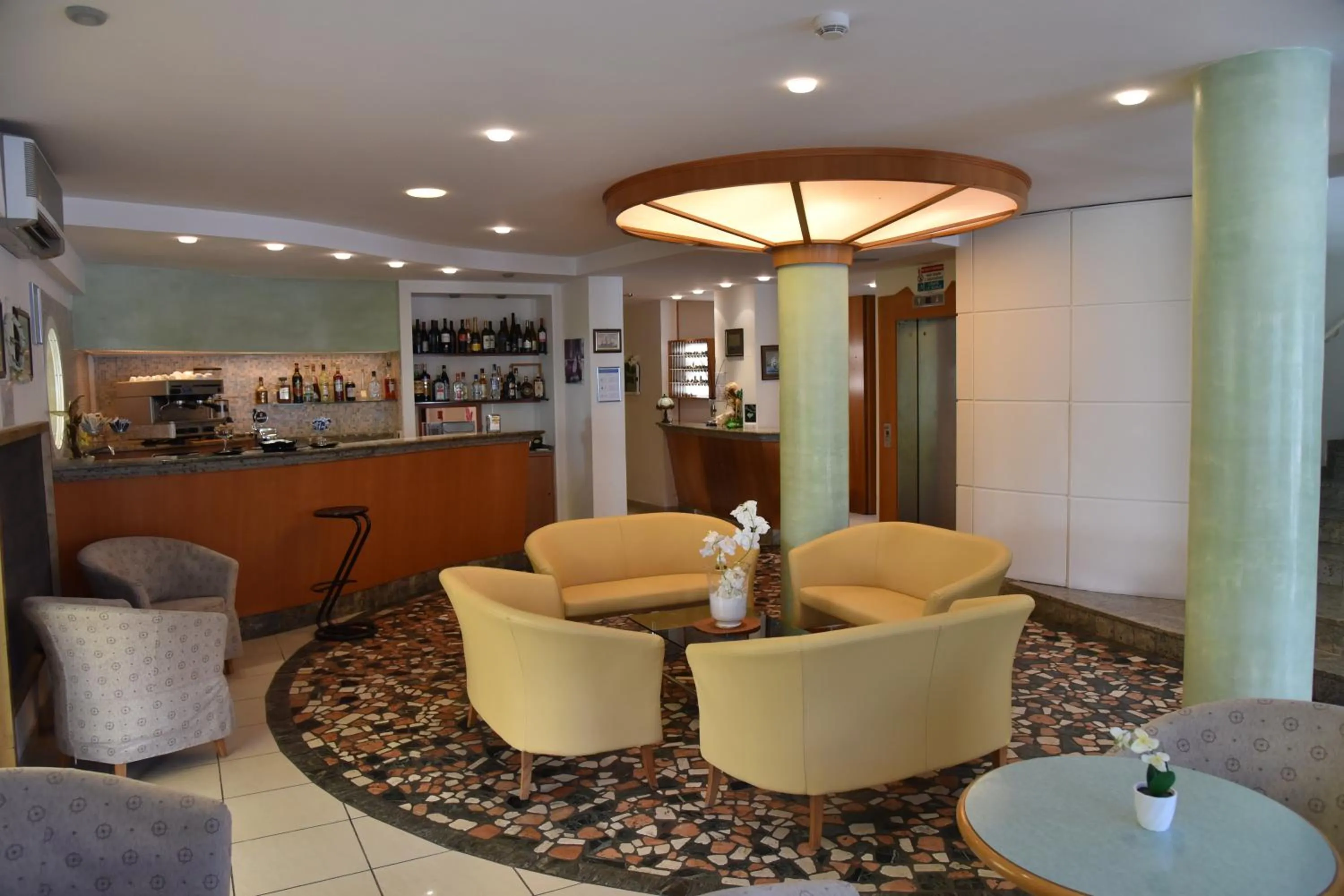 Lobby or reception in Hotel Marina