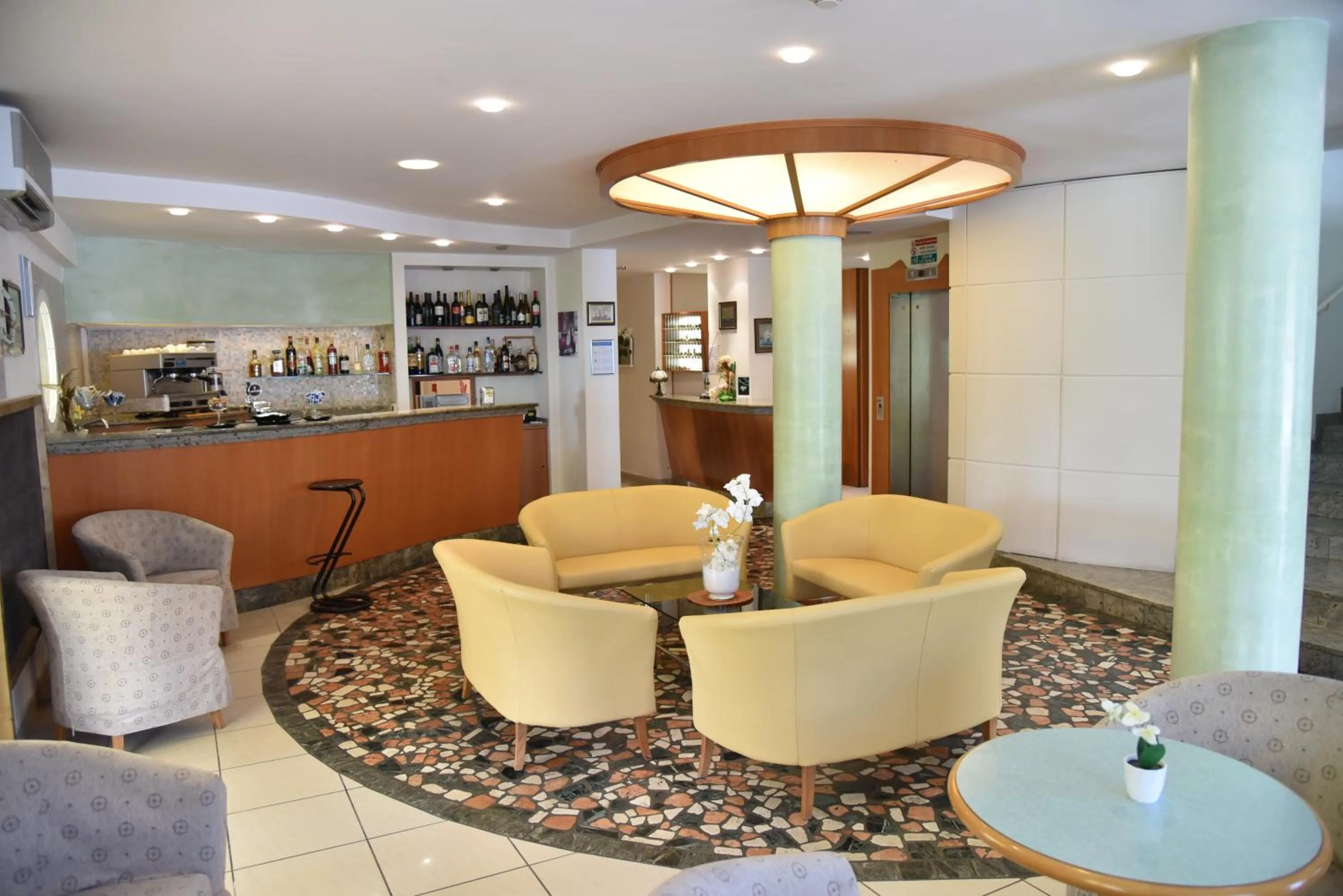 Lobby or reception in Hotel Marina