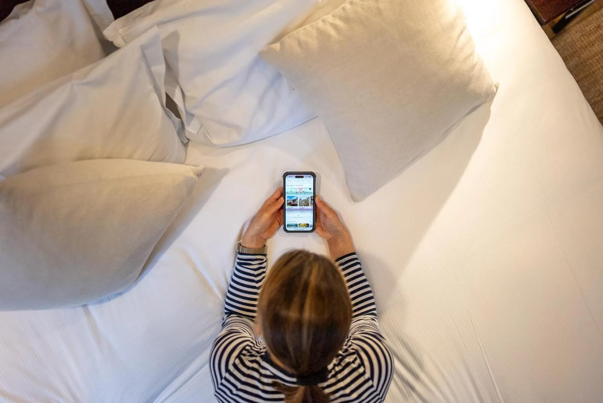 People, Bed in County Hotel