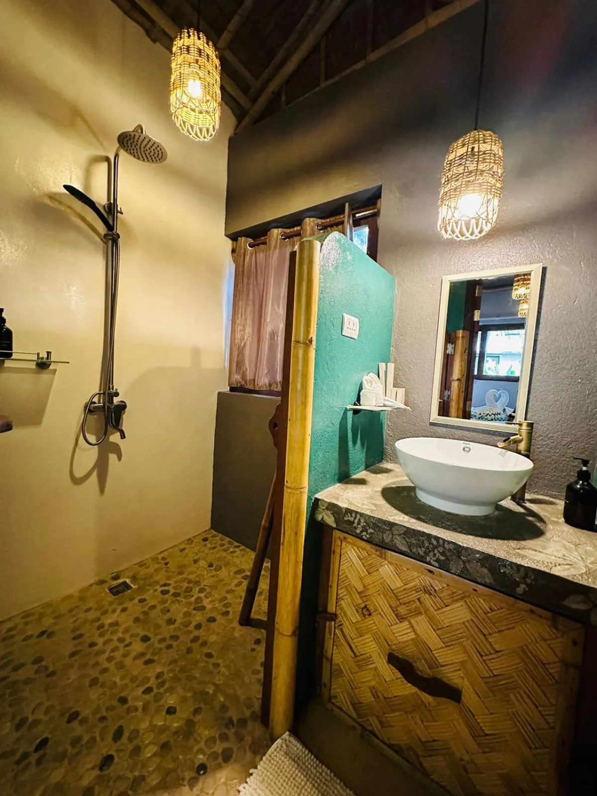 Shower in Buko Beach Resort