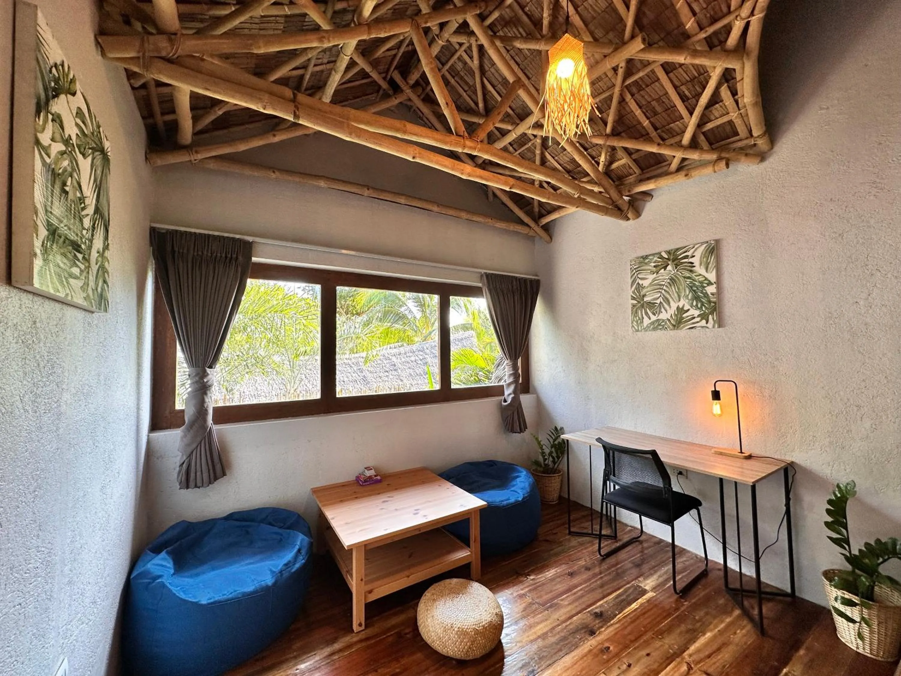 Seating area in Buko Beach Resort
