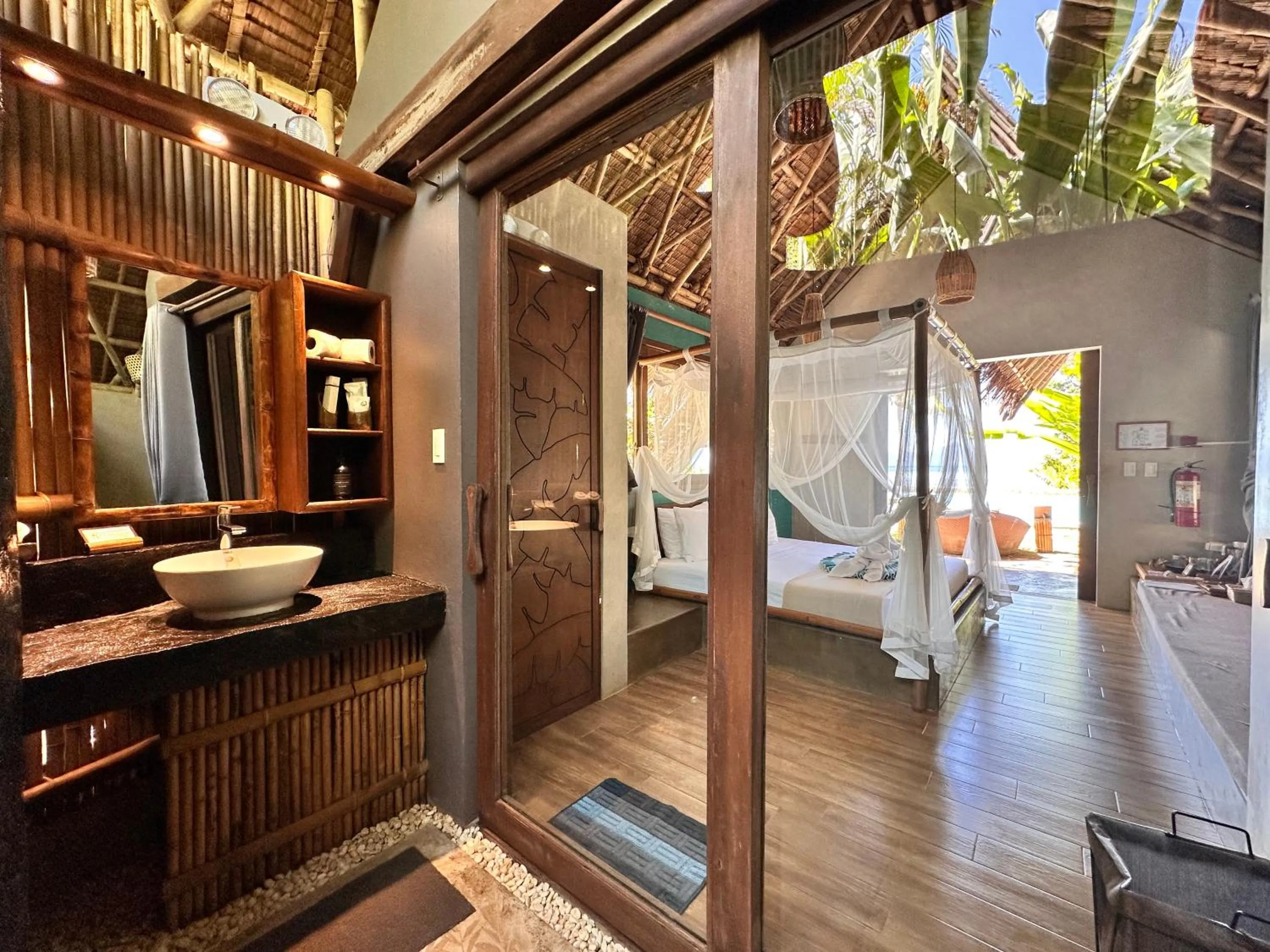 Bed in Buko Beach Resort