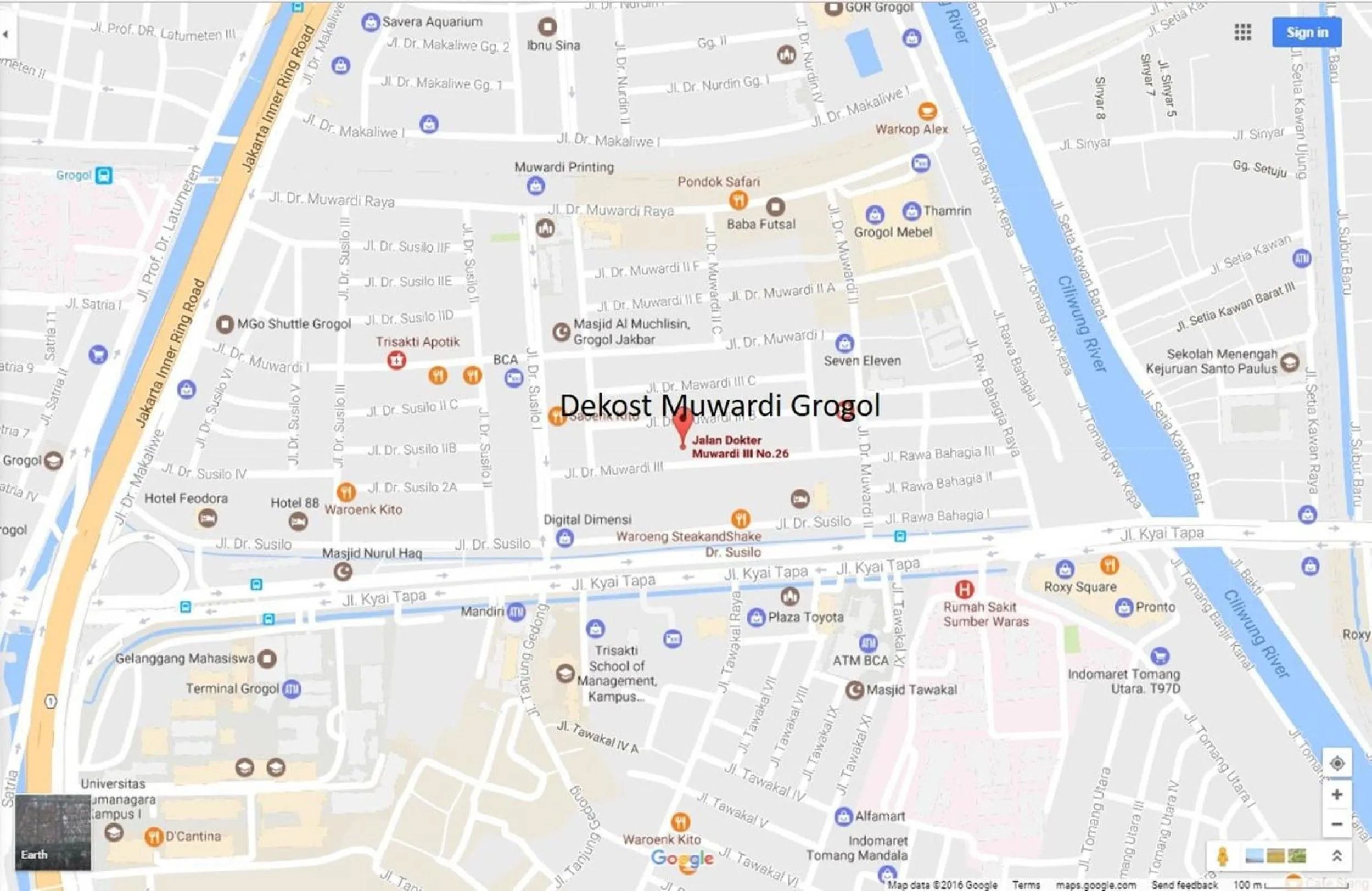 On site in Cozy Residence Muwardi