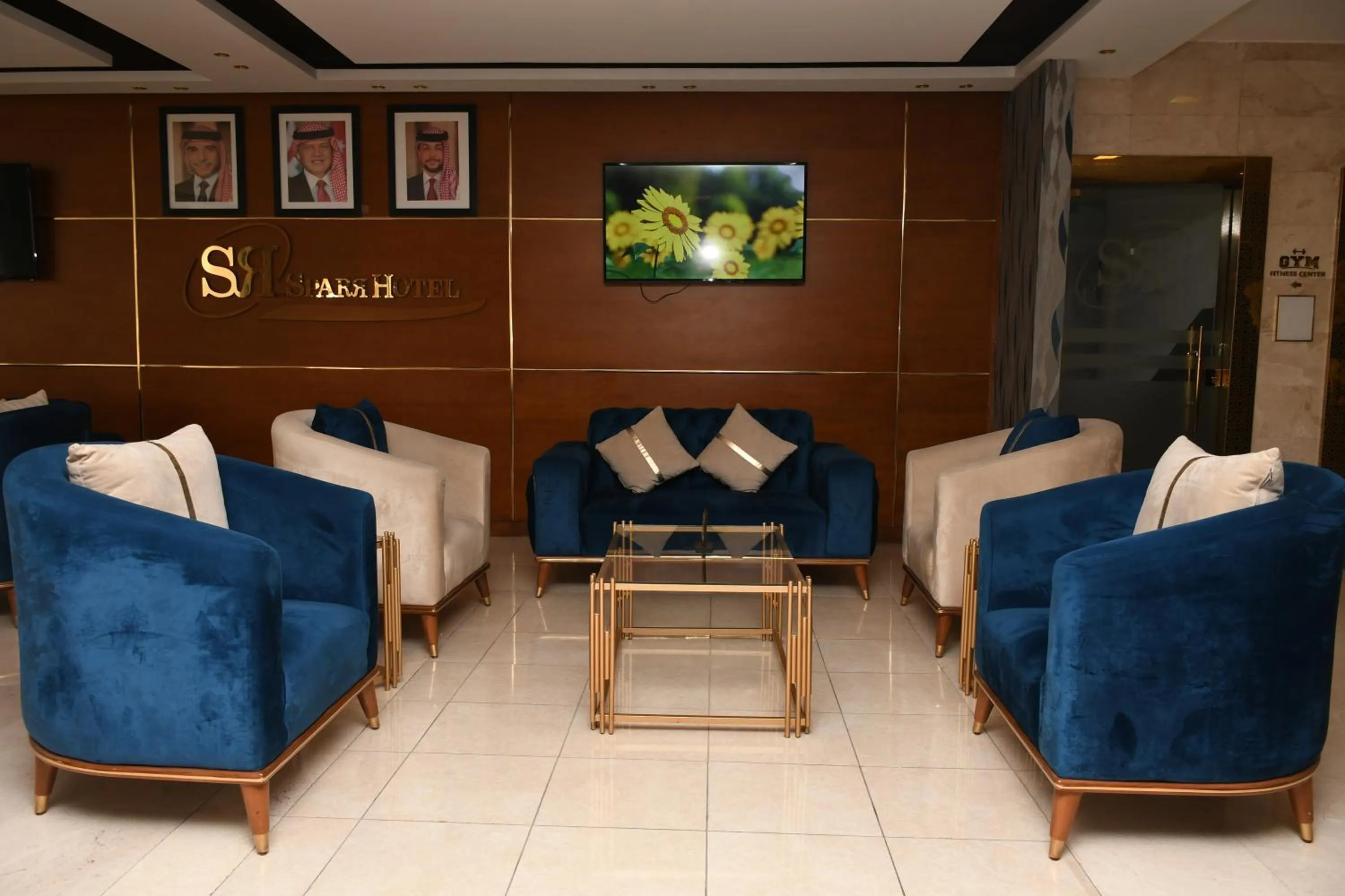 Seating area in Sparr Hotel