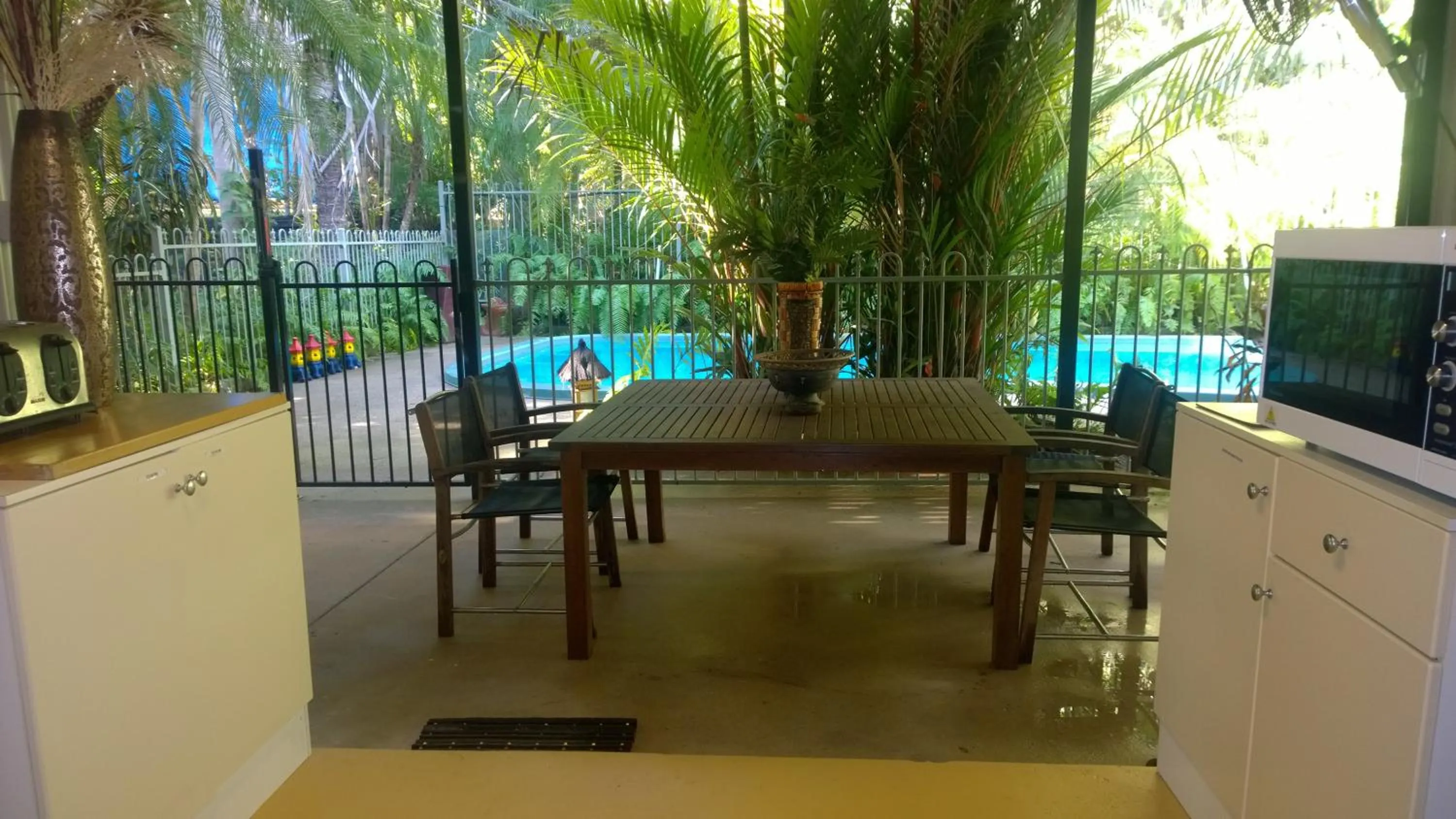 Patio in Palmerston Sunset Retreat