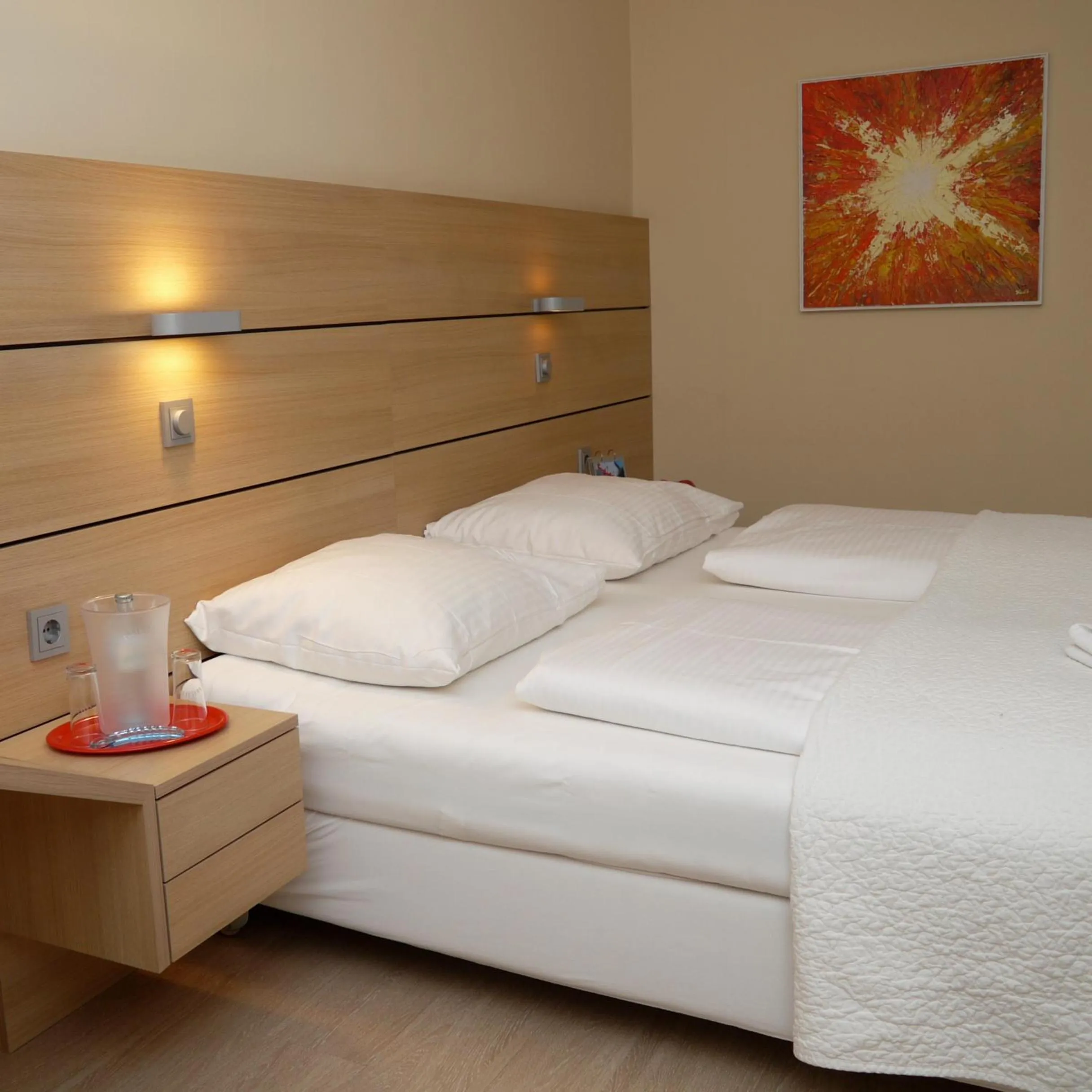 Bed in Bergland Hotel - Adults only