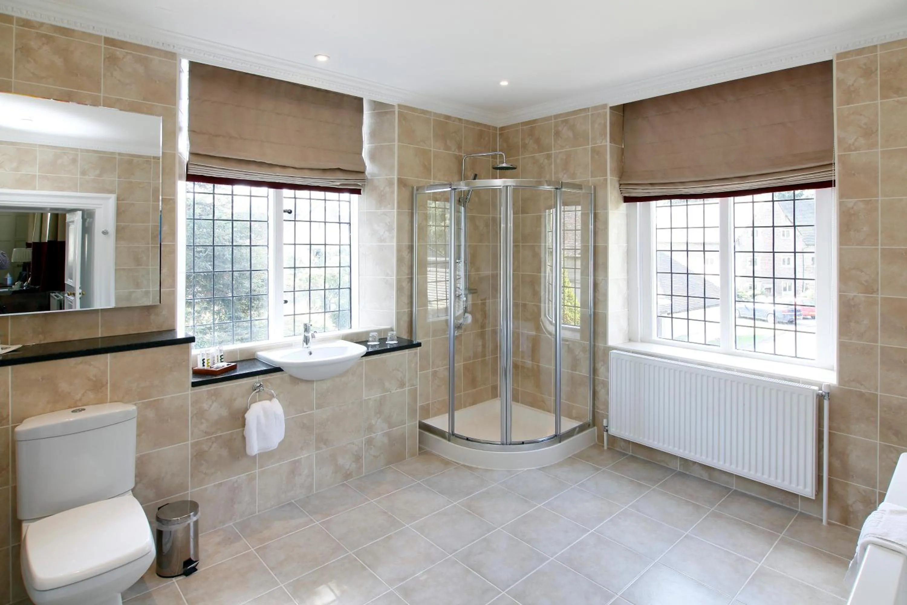 Shower, Bathroom in Mercure Telford Hotel