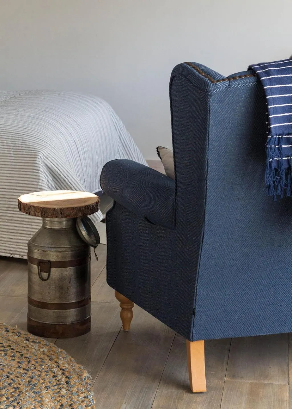 Seating area in Crafts Hill Barn