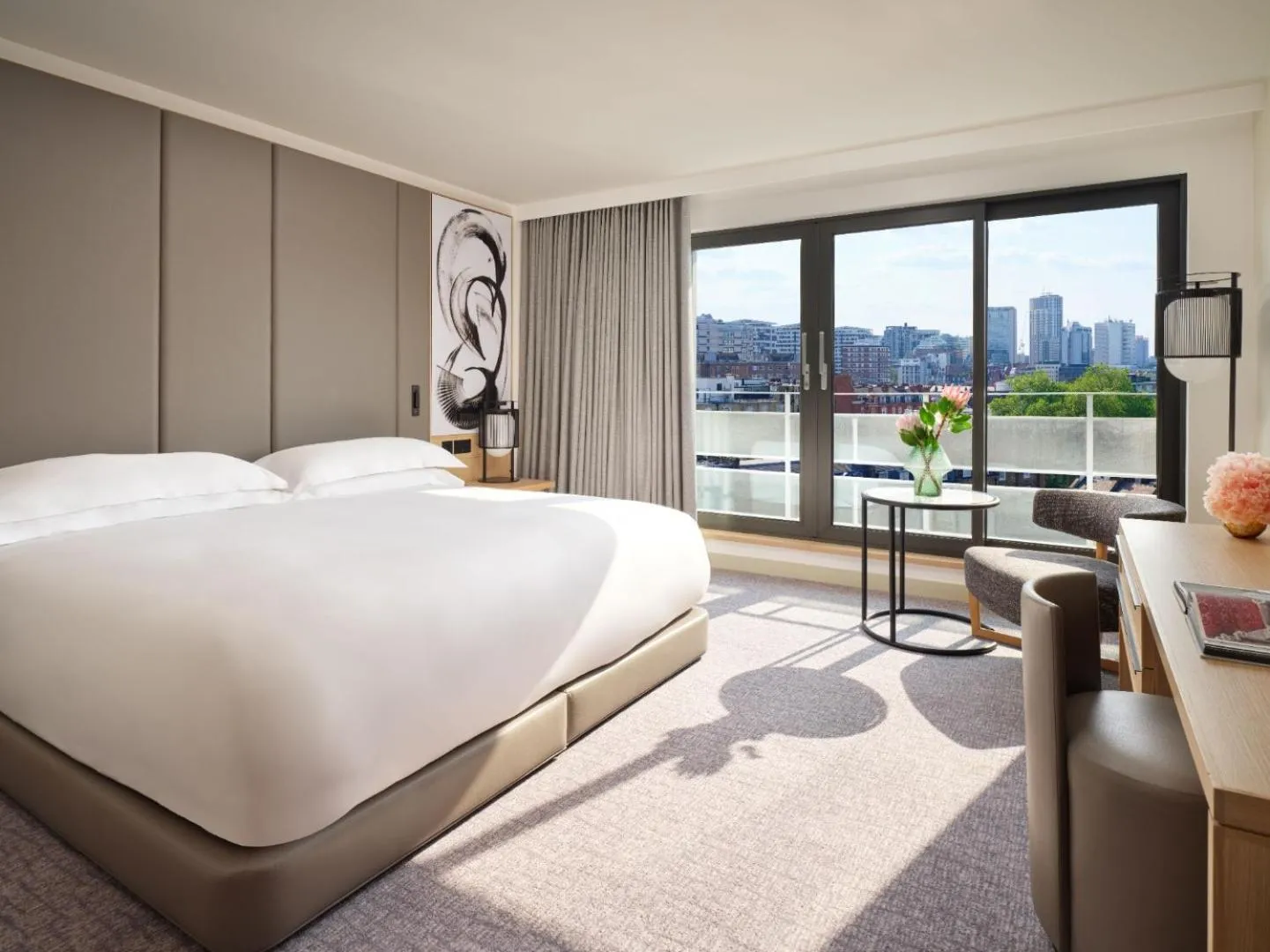 Bed in Nobu Hotel London Portman Square