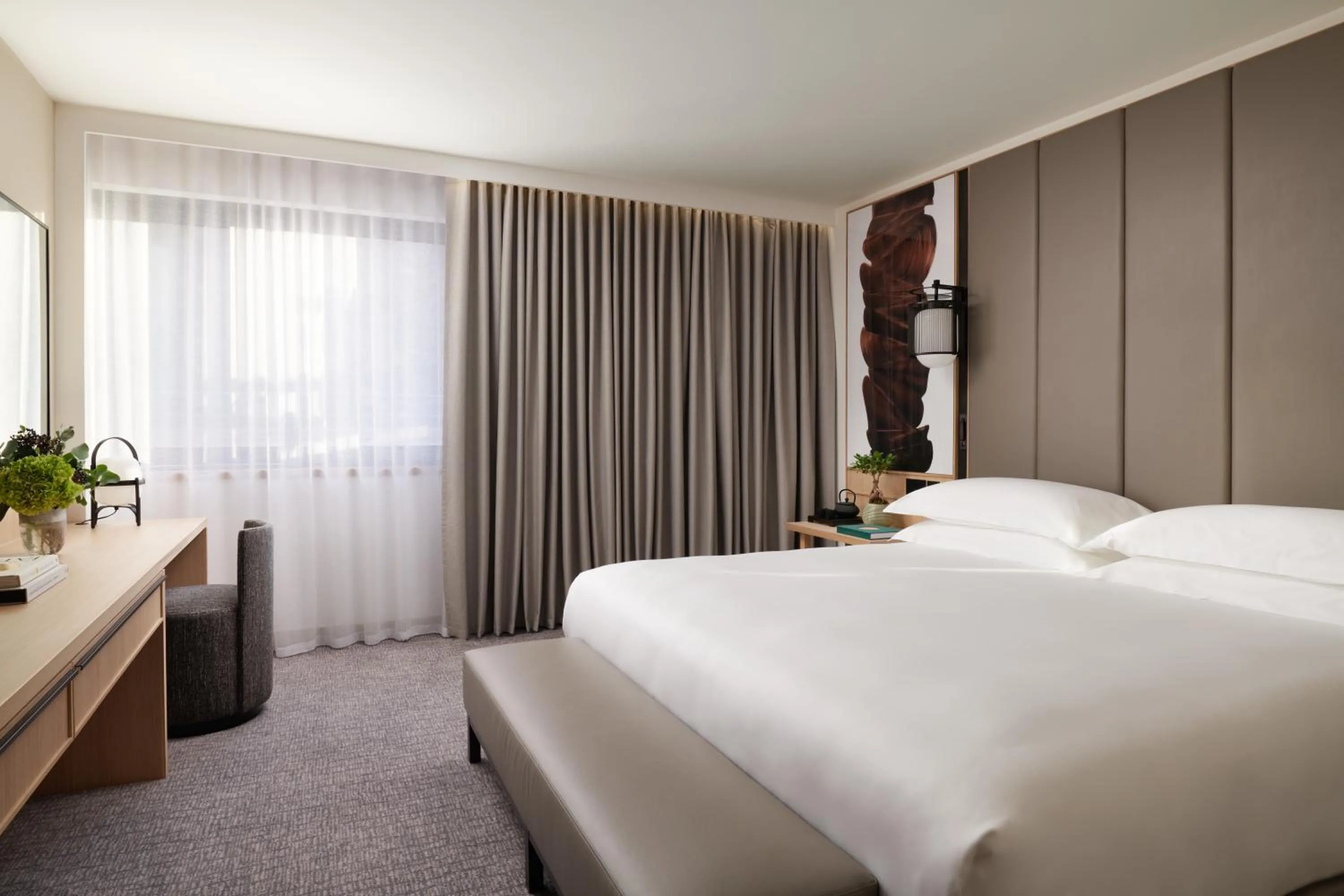 Bed in Nobu Hotel London Portman Square