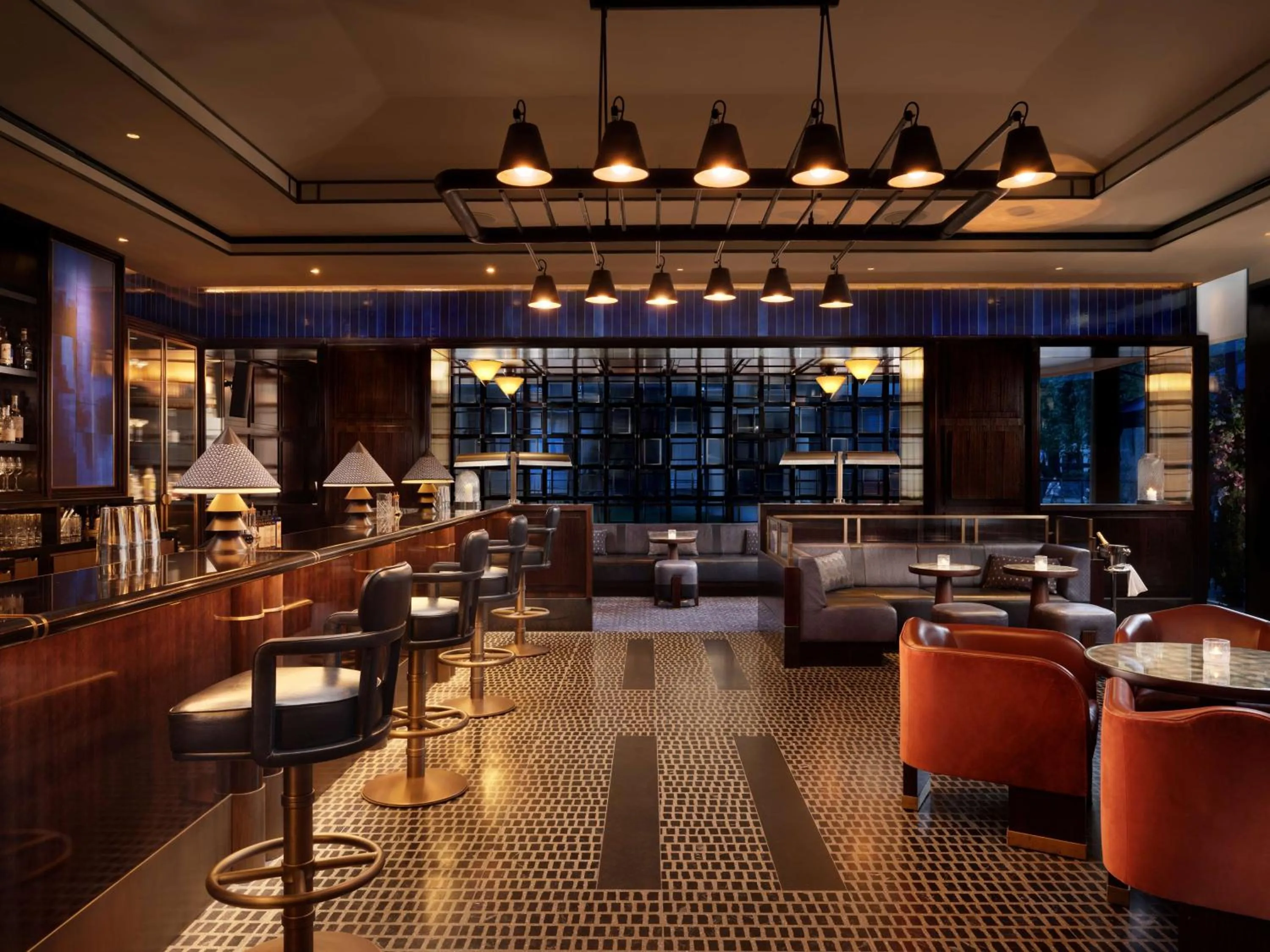 Lounge or bar in Nobu Hotel London Portman Square