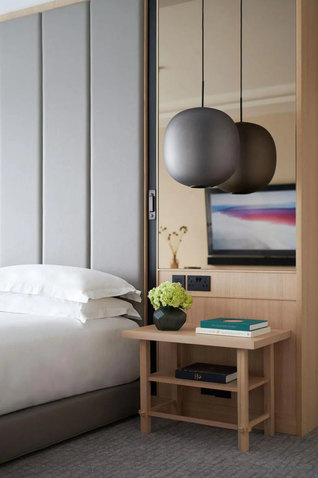 Bed in Nobu Hotel London Portman Square