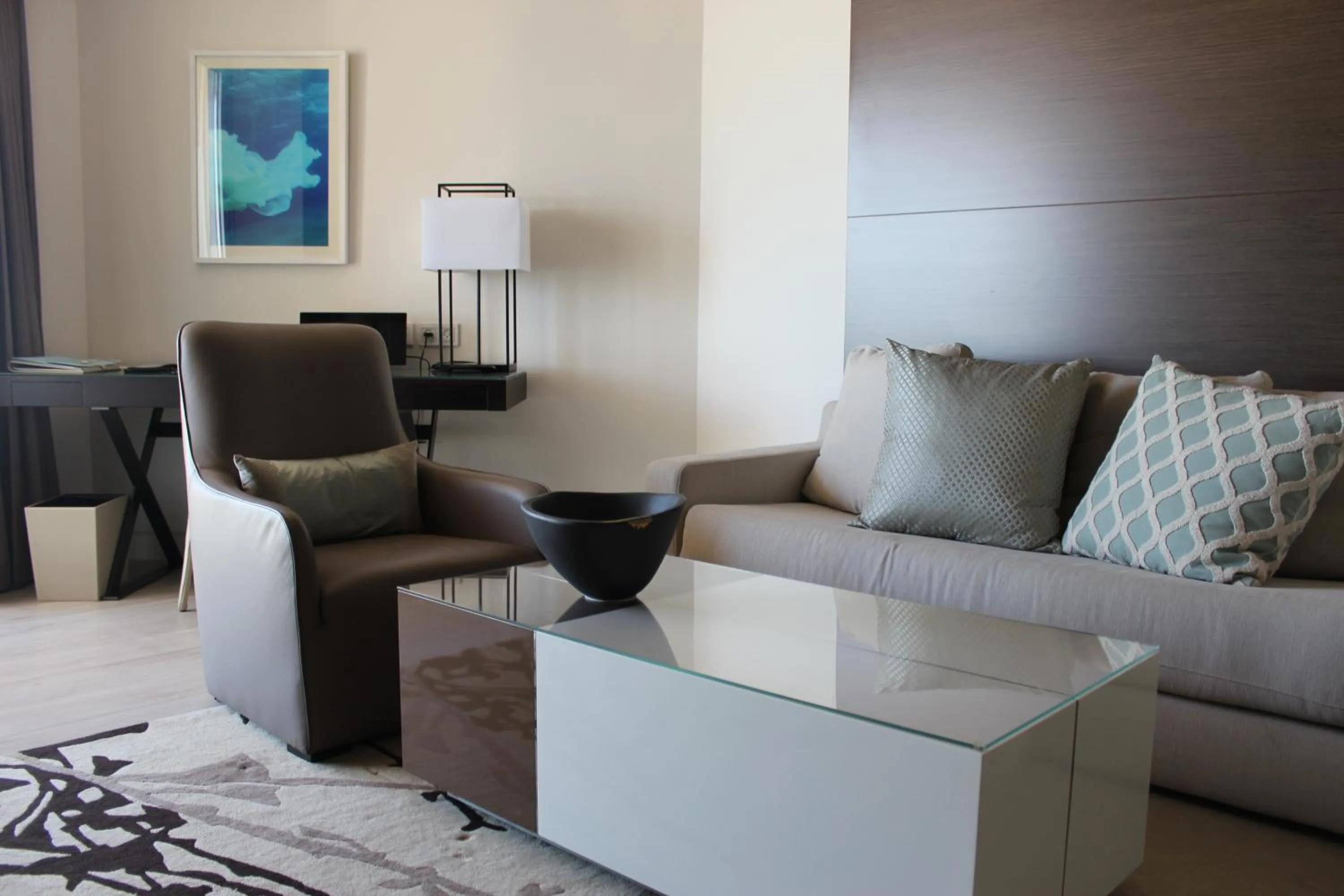 Seating area in First Class Marina Herzlia