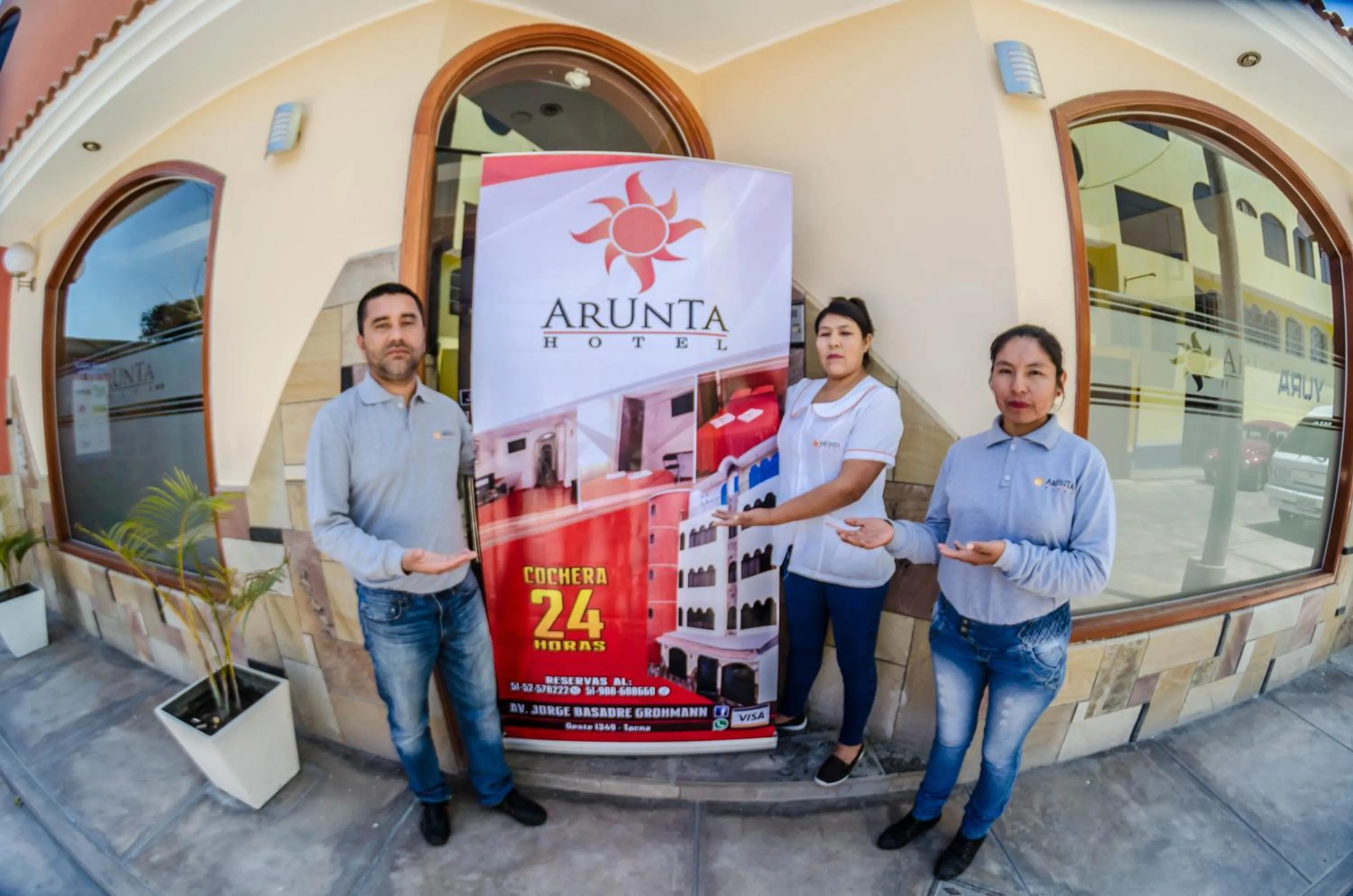 Staff in Hotel Arunta