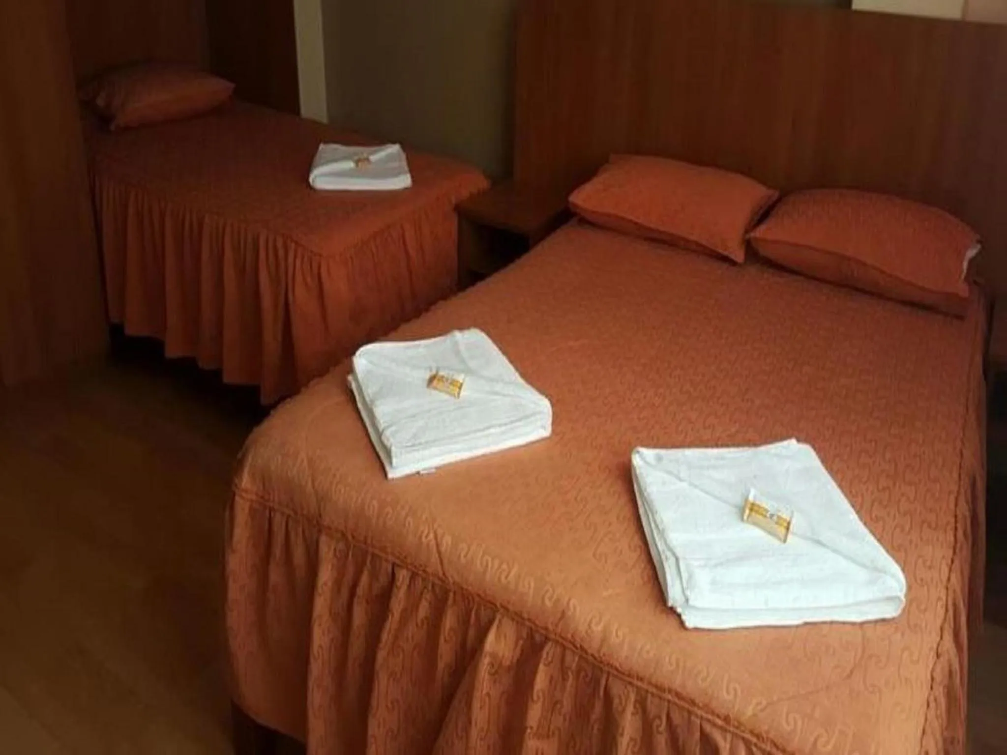 Bed in Hotel Arunta