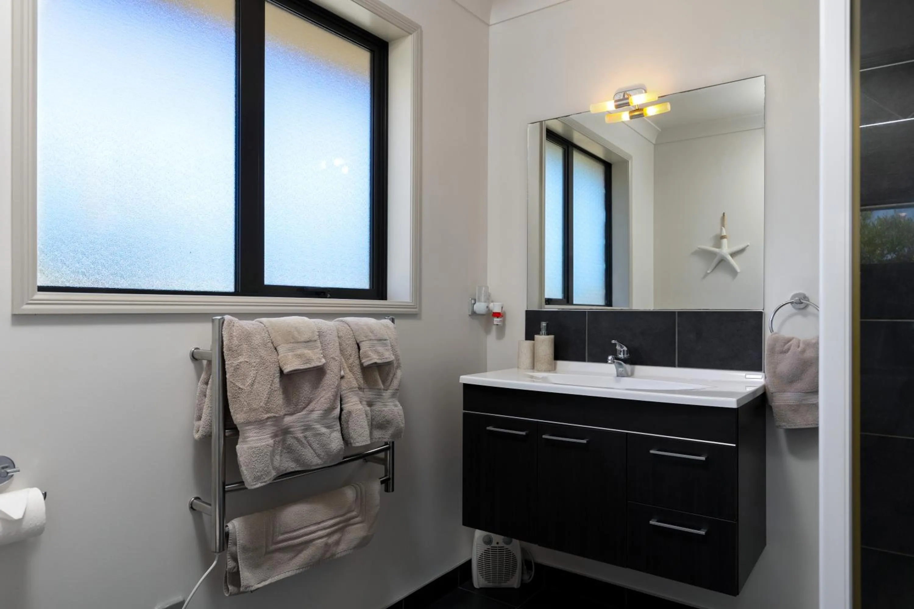 Bathroom in Ocean View Beachfront Apartment
