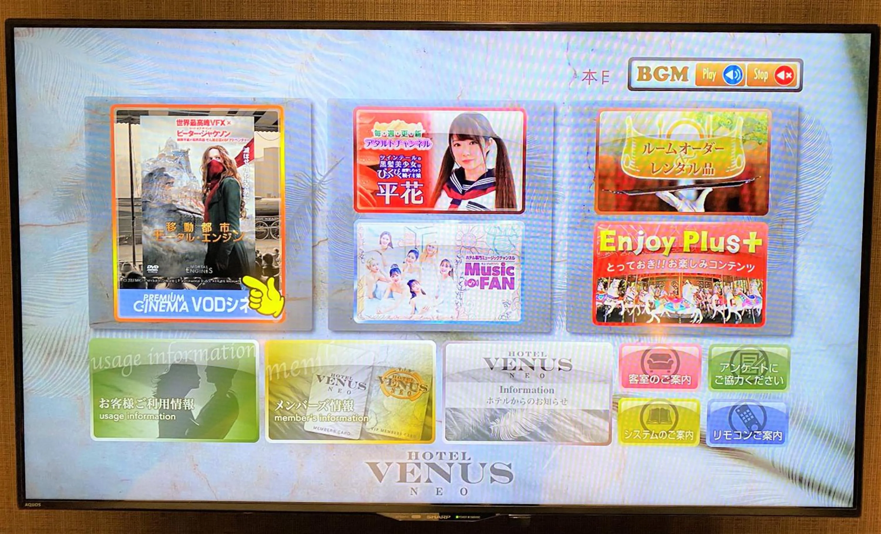 TV and multimedia in Hotel Venus Neo