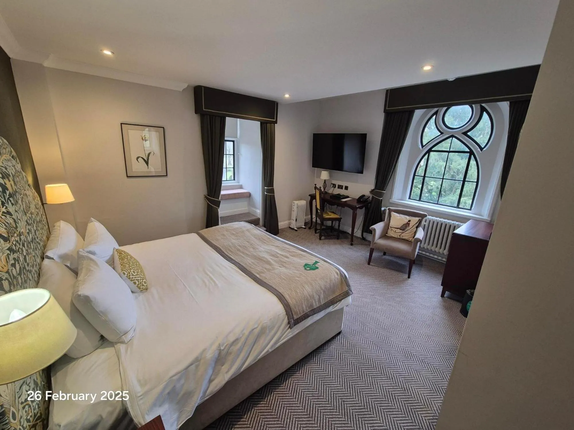 Bed in The Elvetham Hotel