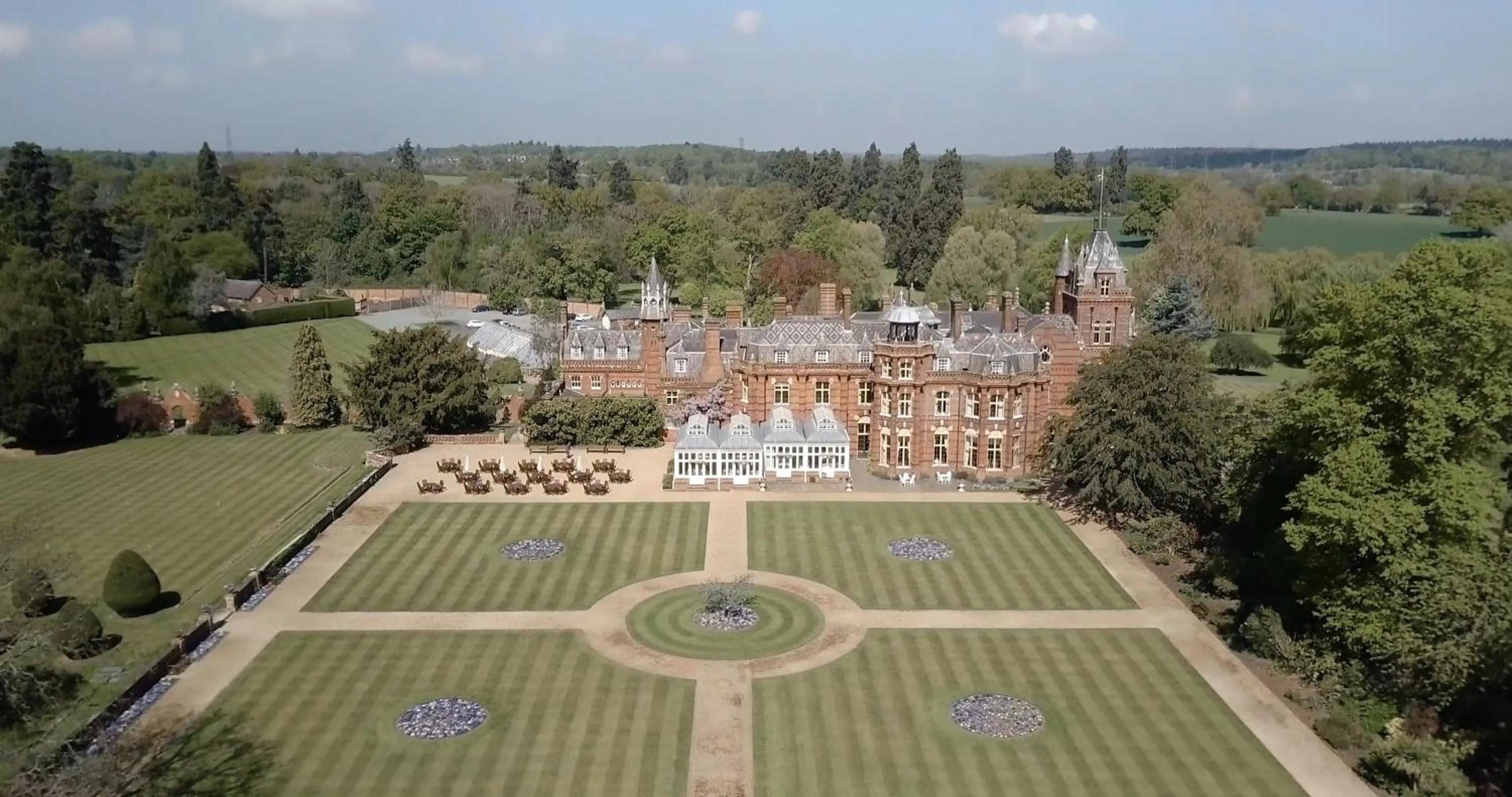 Garden in The Elvetham Hotel