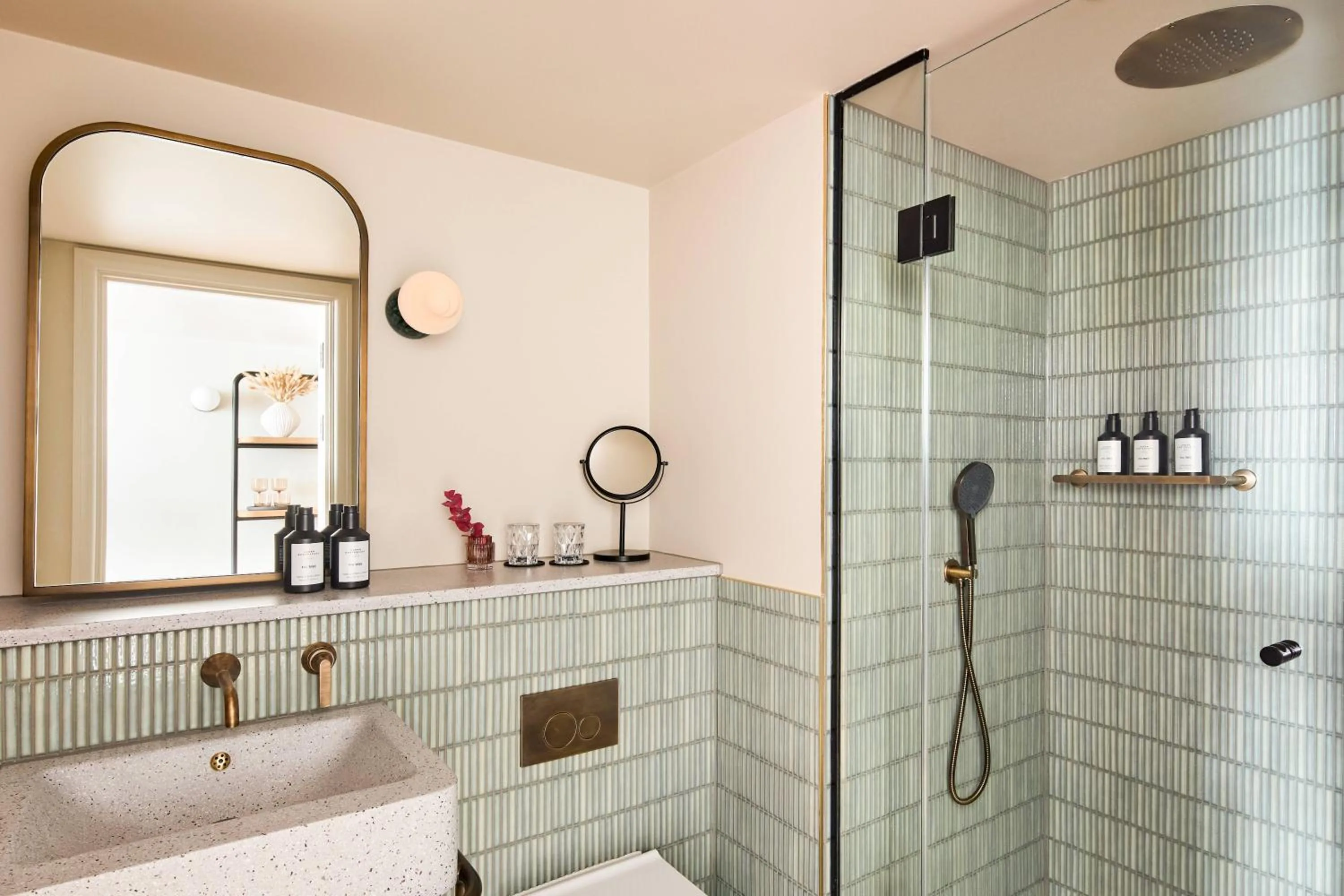 Shower in Hotel Indigo London K West Shepherd's Bush by IHG