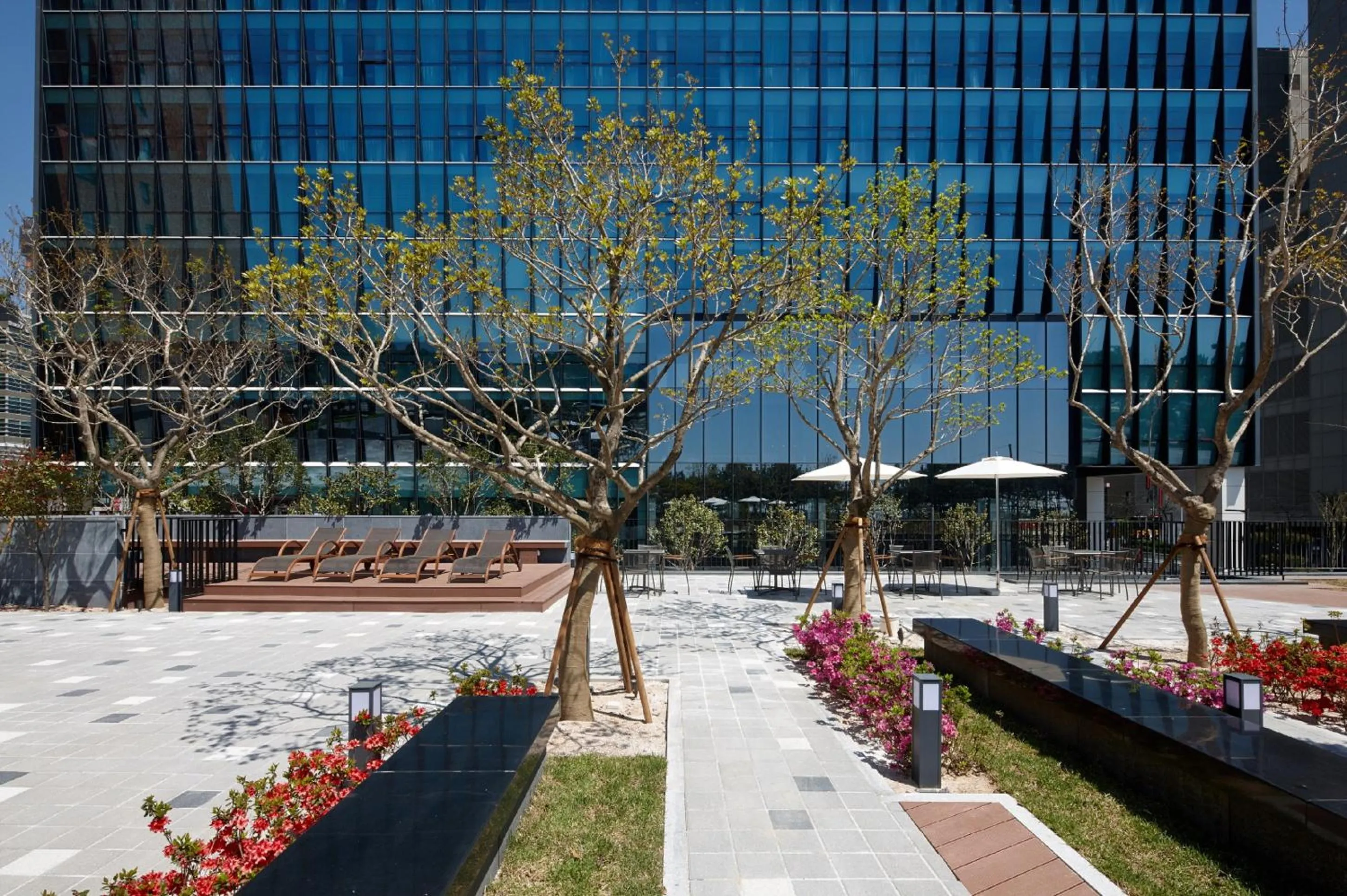 Garden in Shilla Stay Busan Haeundae