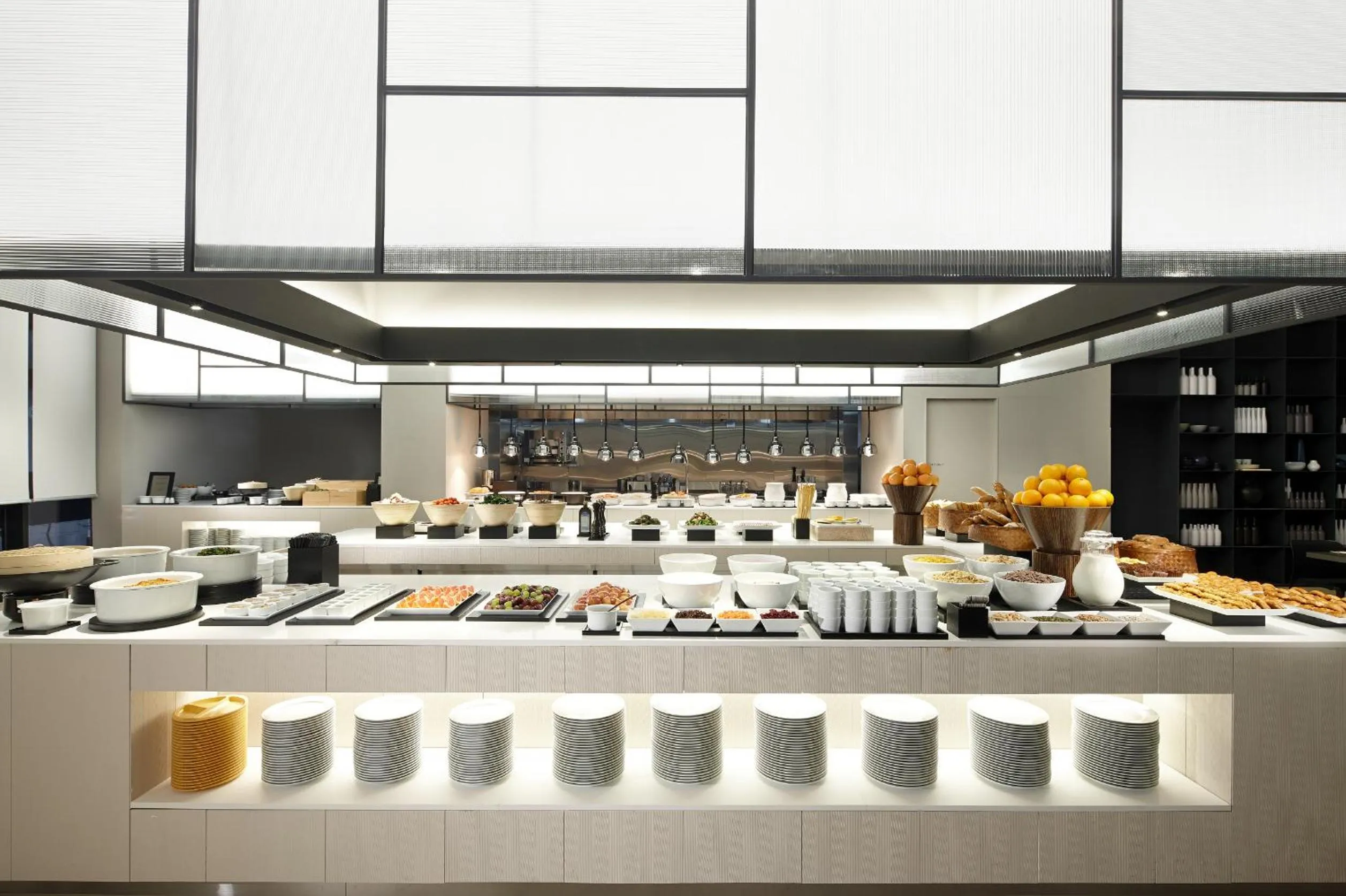 Buffet breakfast in Shilla Stay Busan Haeundae