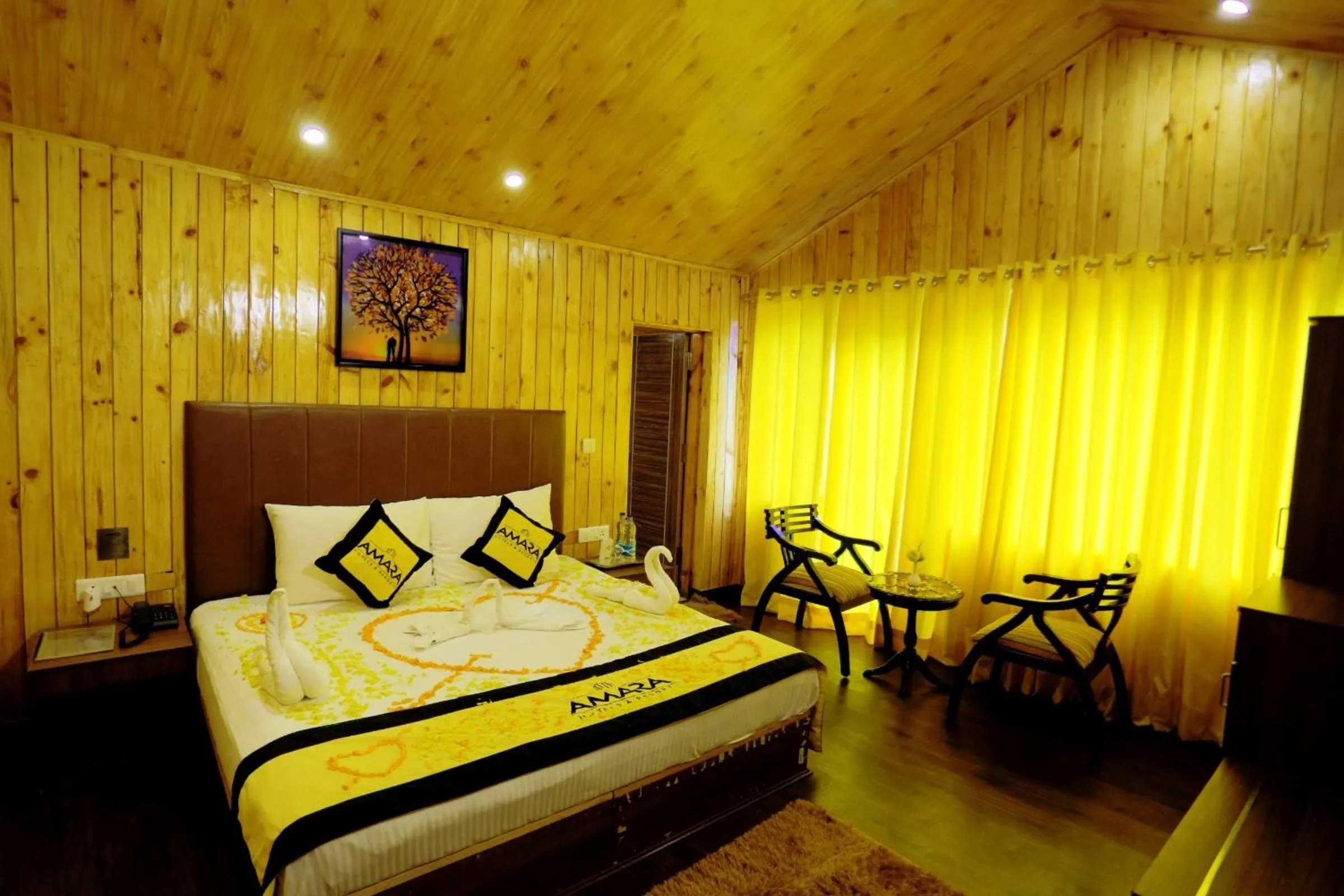 Bedroom in Amara Resorts Manali