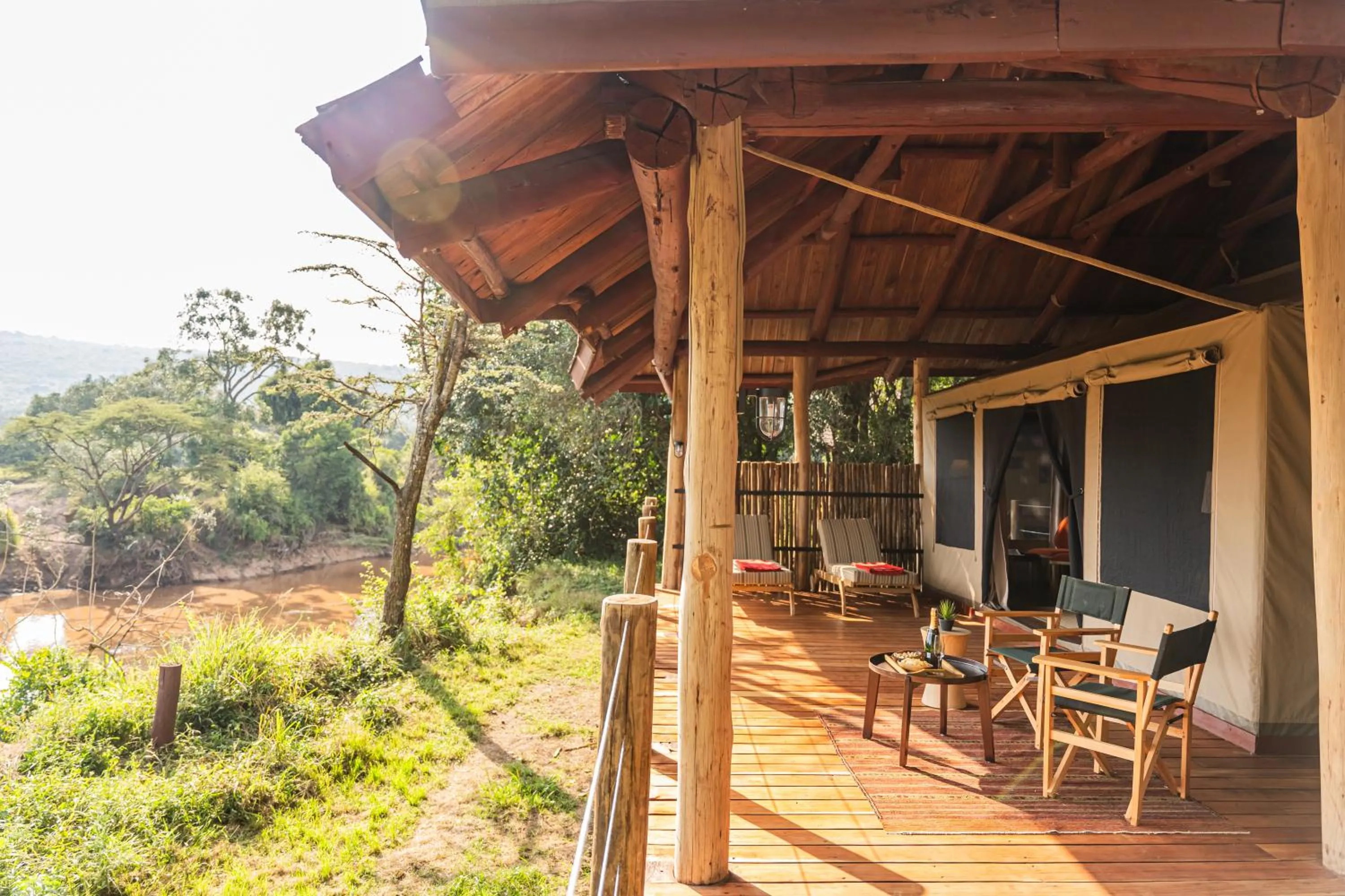 Balcony/Terrace in Royal Mara Safari Lodge