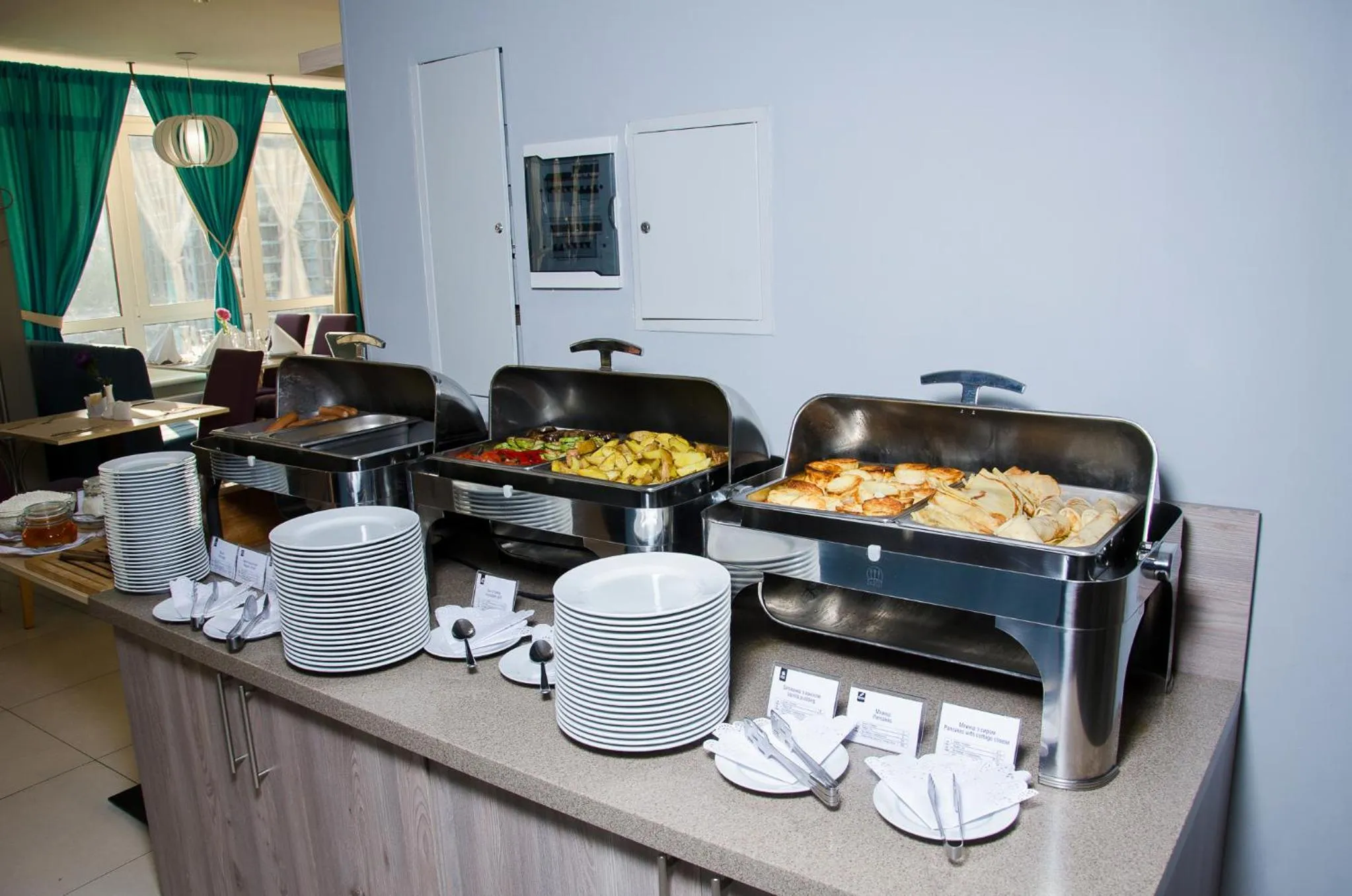 Breakfast in Raziotel Kyiv Yamska