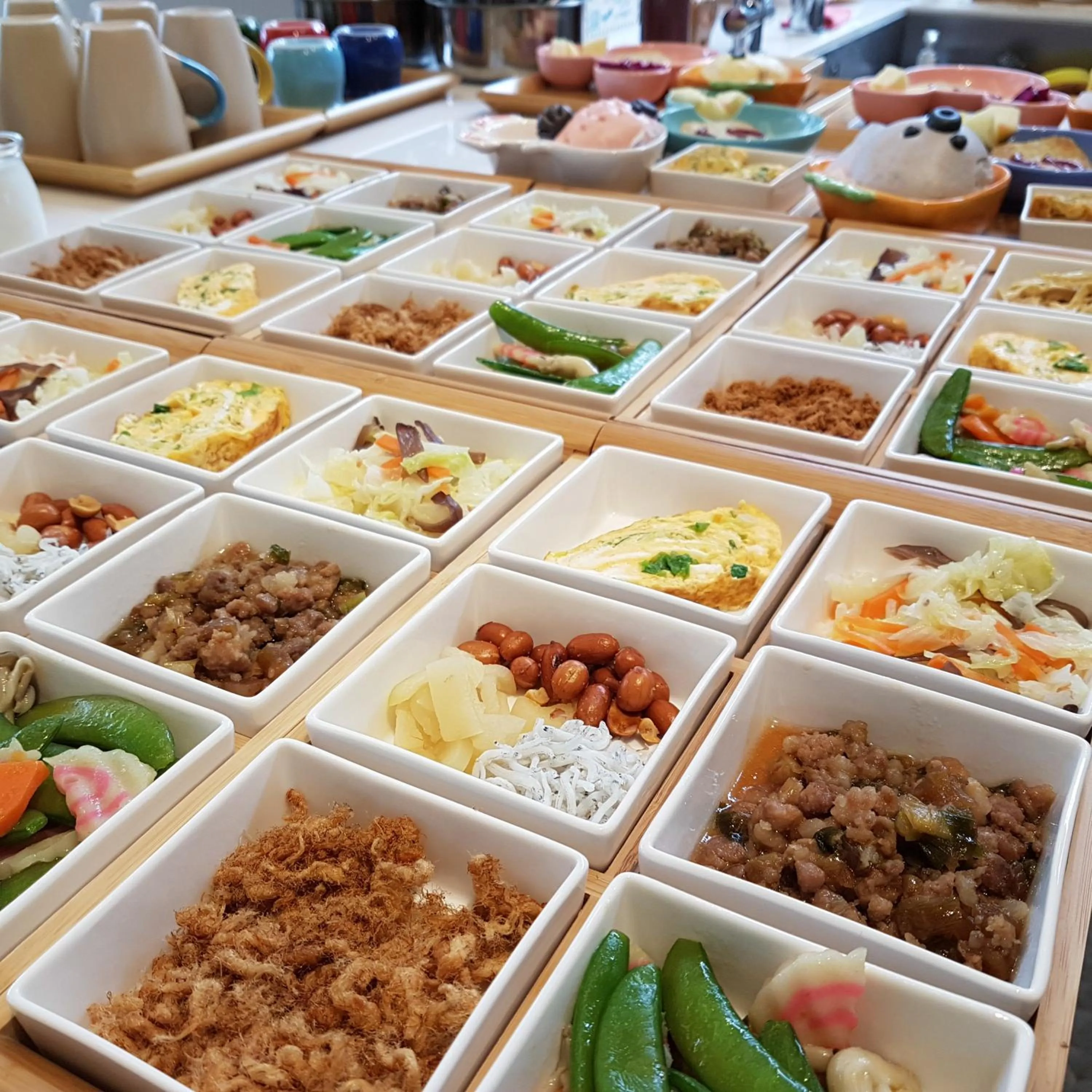 Asian breakfast in Sunny Stream B & B