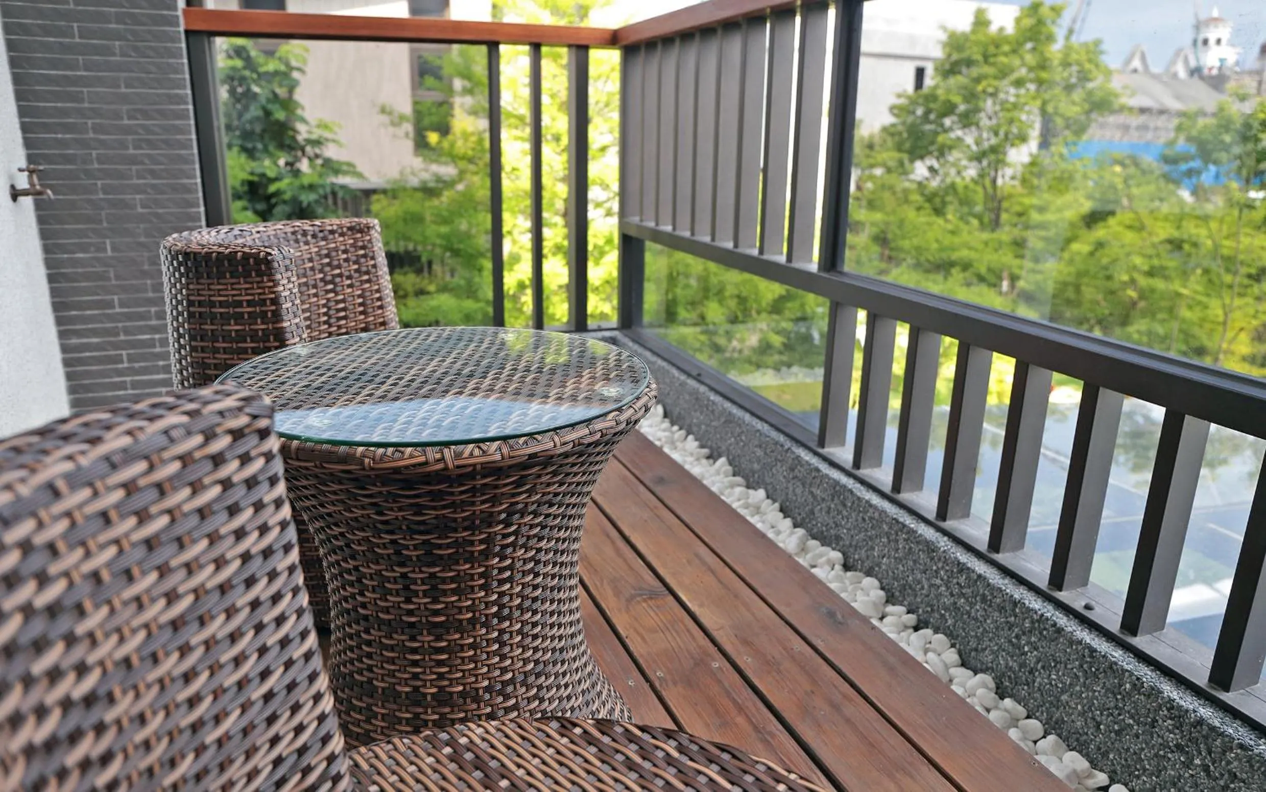 Balcony/Terrace in Sunny Stream B & B