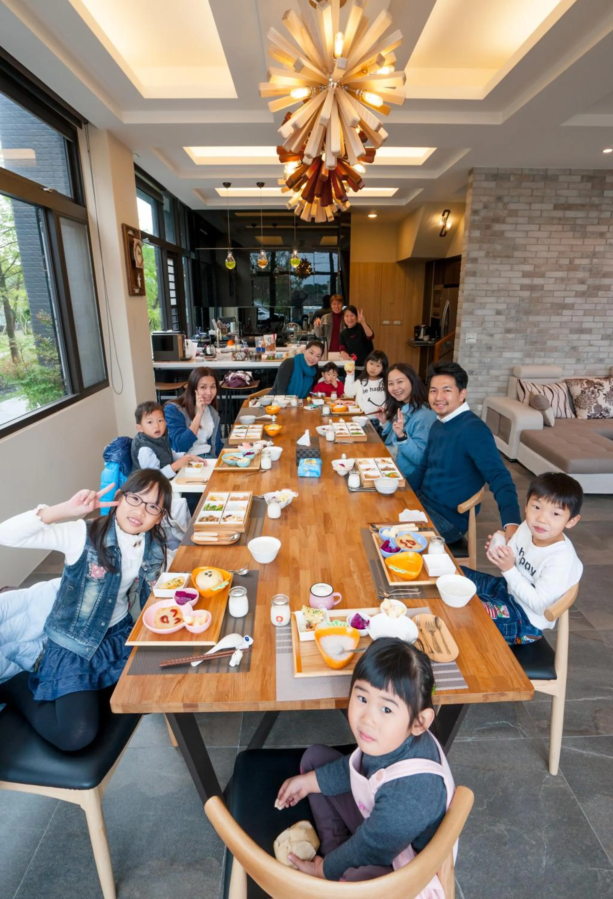 Family in Sunny Stream B & B