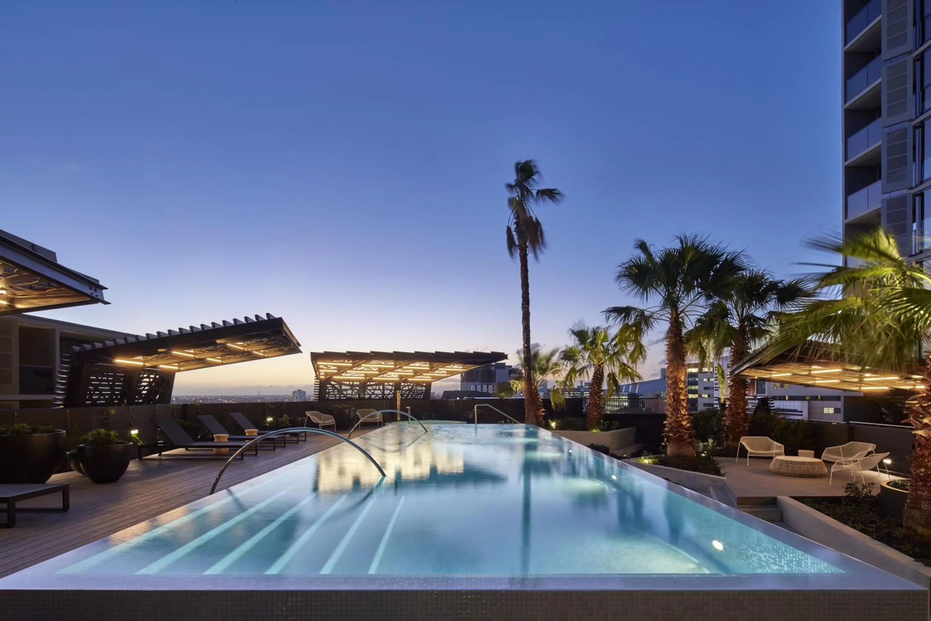 Swimming pool in Turnkey Accommodation-North Melbourne