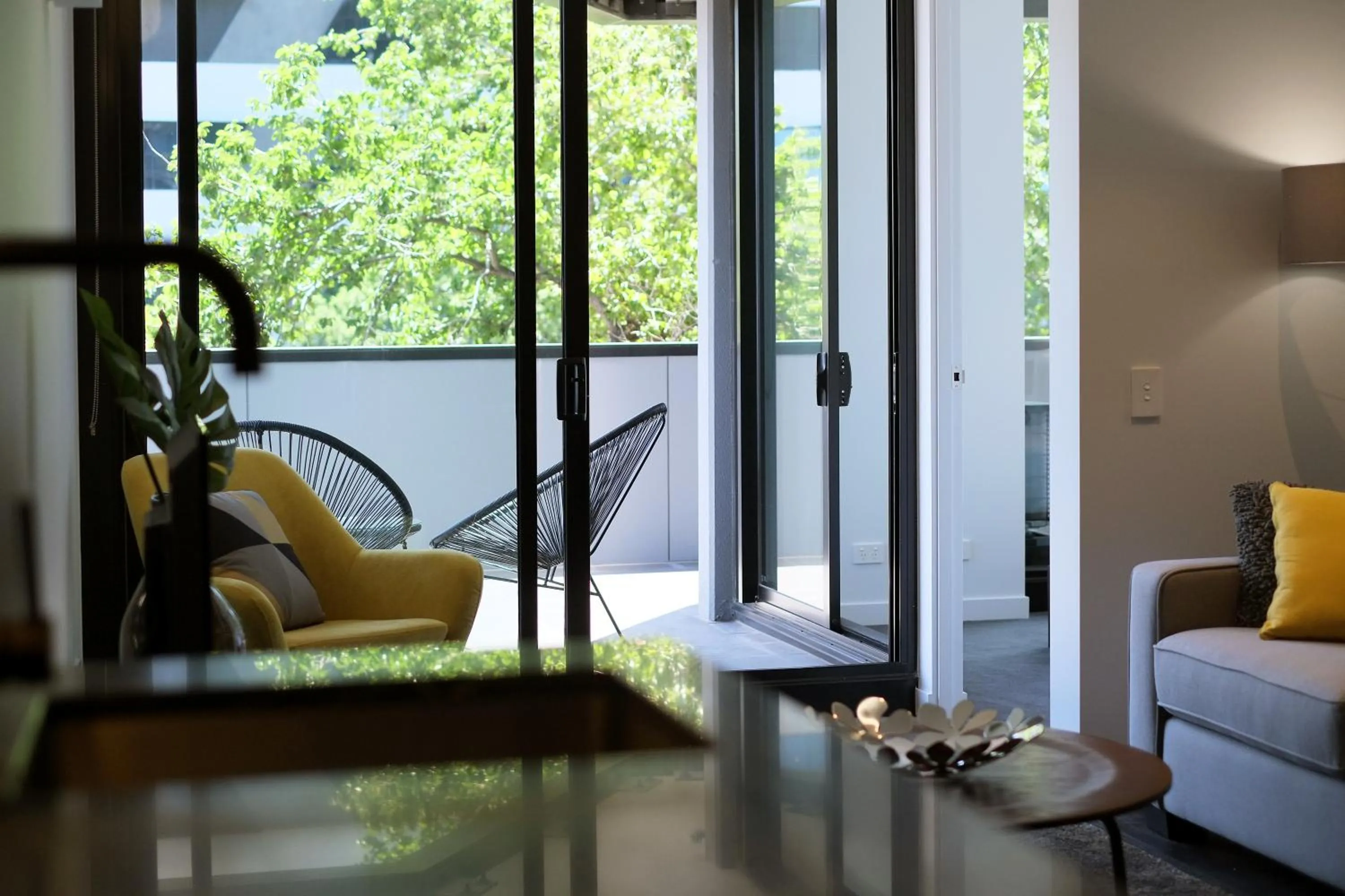 Living room in Turnkey Accommodation-North Melbourne