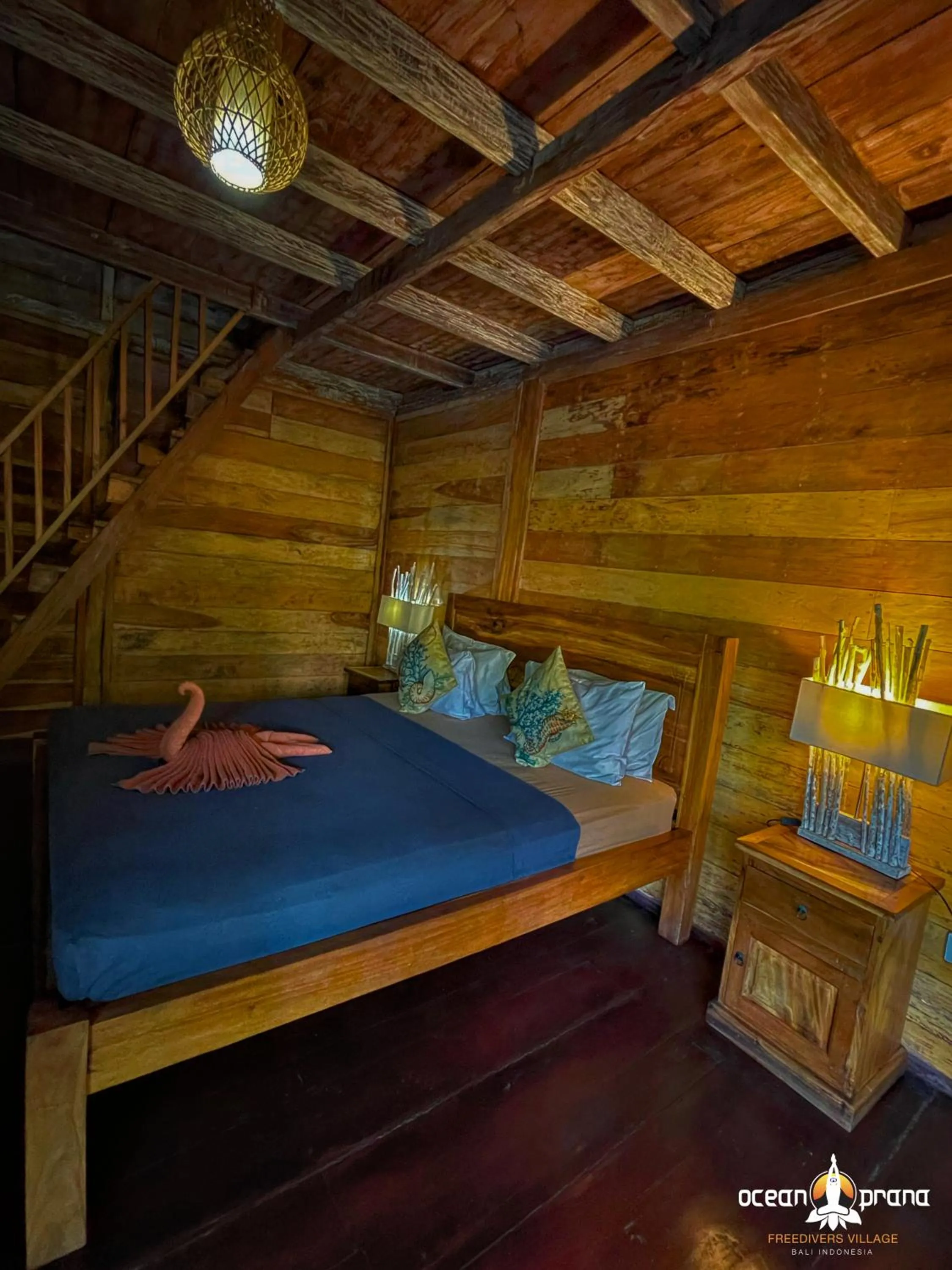 Bed in Ocean Prana Village