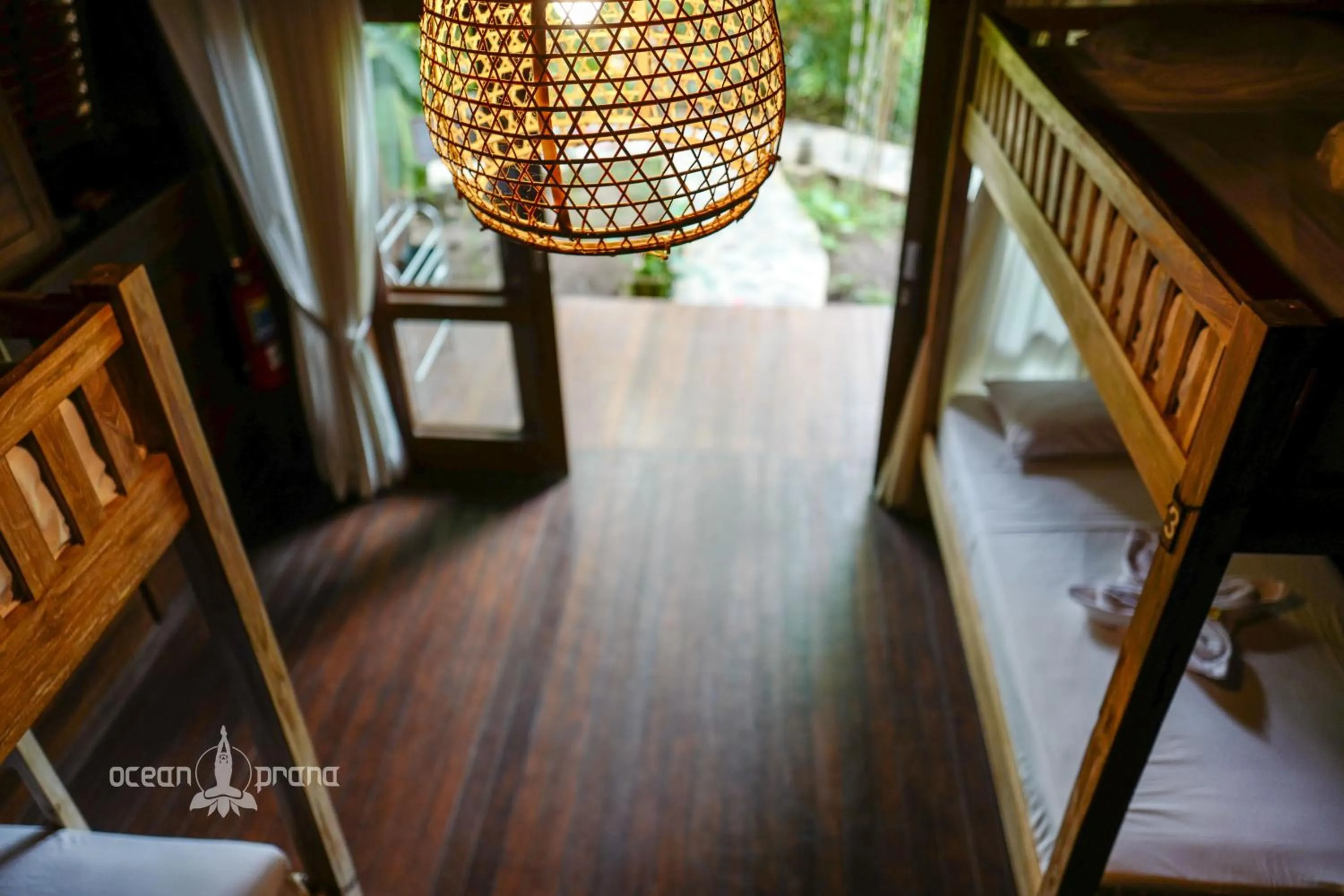 Bed in Ocean Prana Village